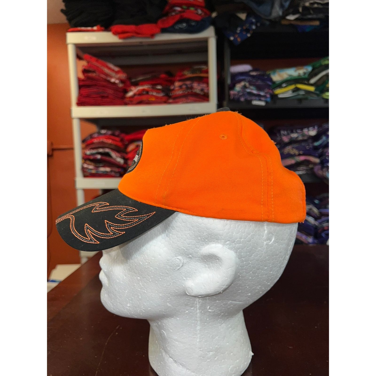 Winchester Winchester Hunting Hat Cap Orange Camo Hunt Gear Baseball OS Size ONE SIZE - 4 Thumbnail