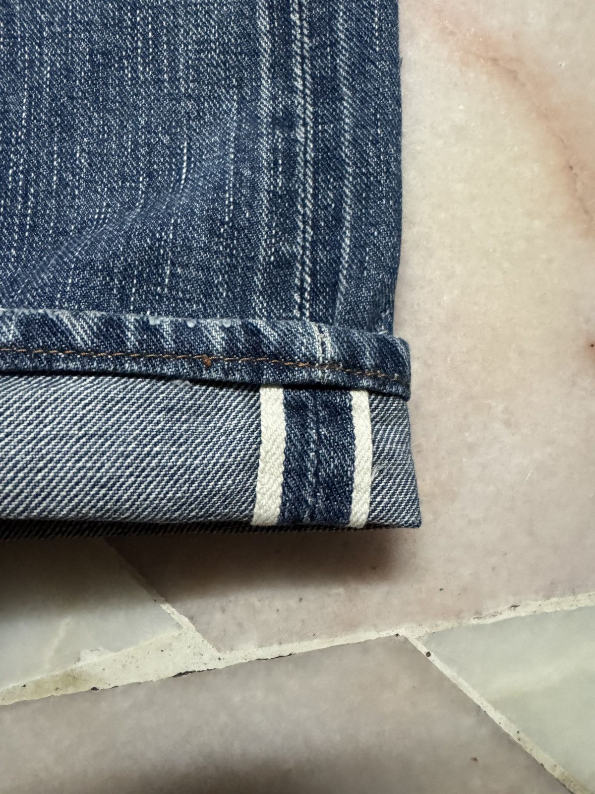 Vintage 💥SELVEDGE 90s💥JOHNBULL GRUNGE STONEWASH DISTRESS DENIM SLIM Size US 28 / EU 44 - 10 Thumbnail