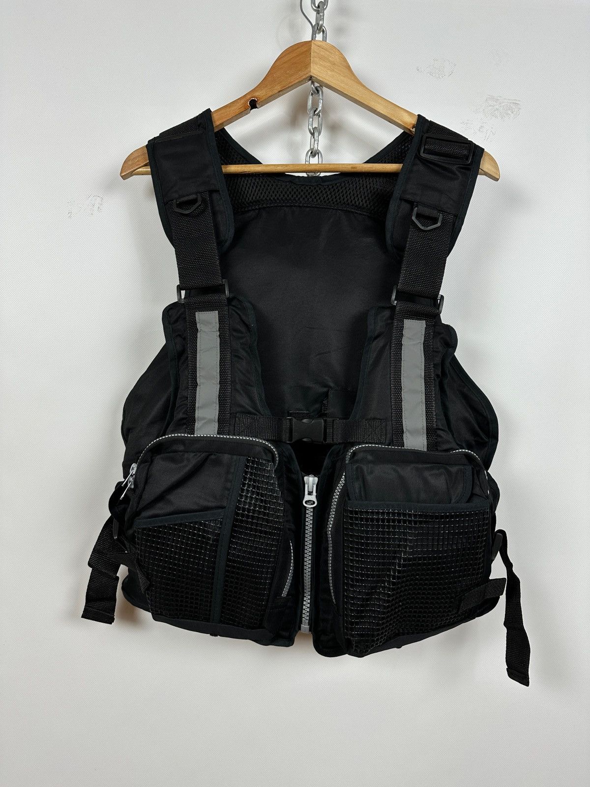 Japanese Brand Multipocket Cargo Utility Vest Y2K Size US XL / EU 56 / 4 - 5 Thumbnail