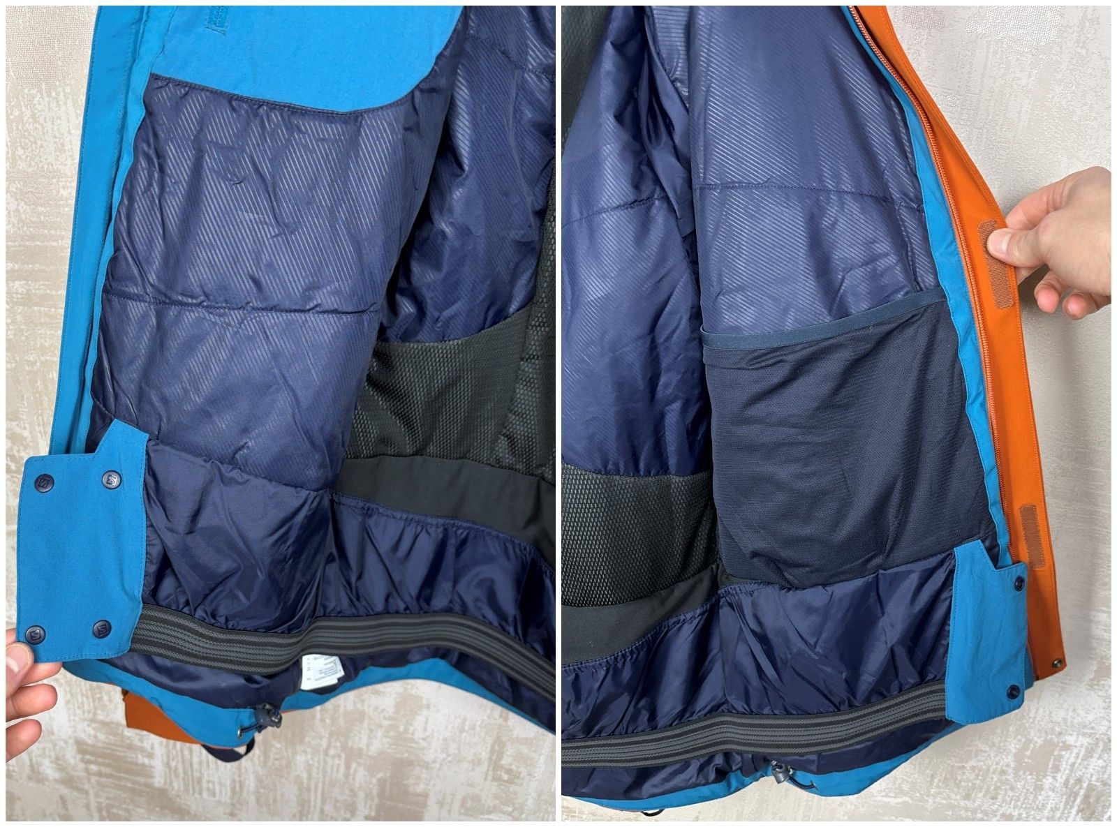 Salomon Salomon Icerocket Ski Jacket Orange/Blue Size US M / EU 48-50 / 2 - 13 Thumbnail