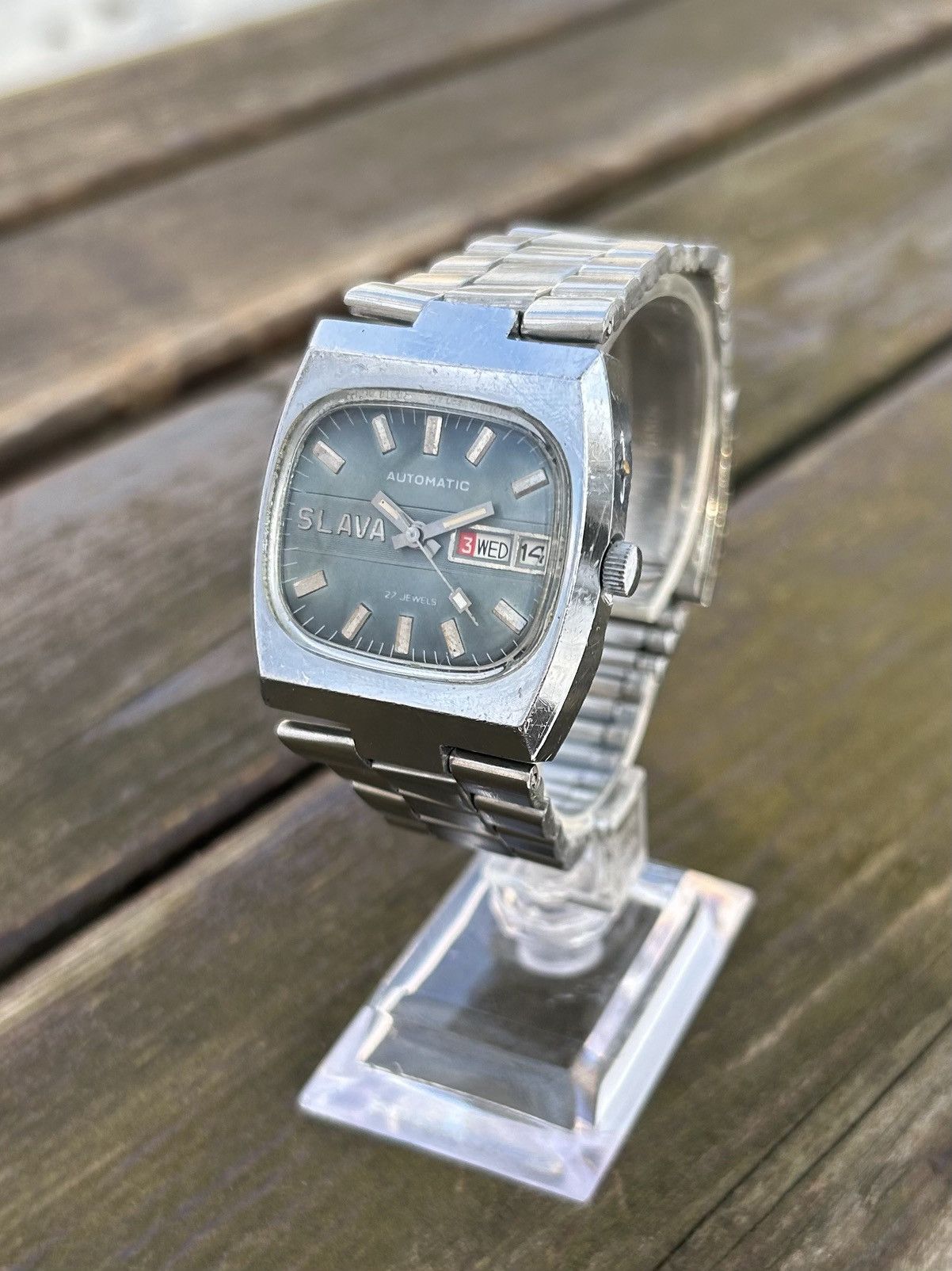 Vintage Vintage Slava Automatic Watch Mechanical Authentic 1980s Size ONE SIZE - 12 Thumbnail