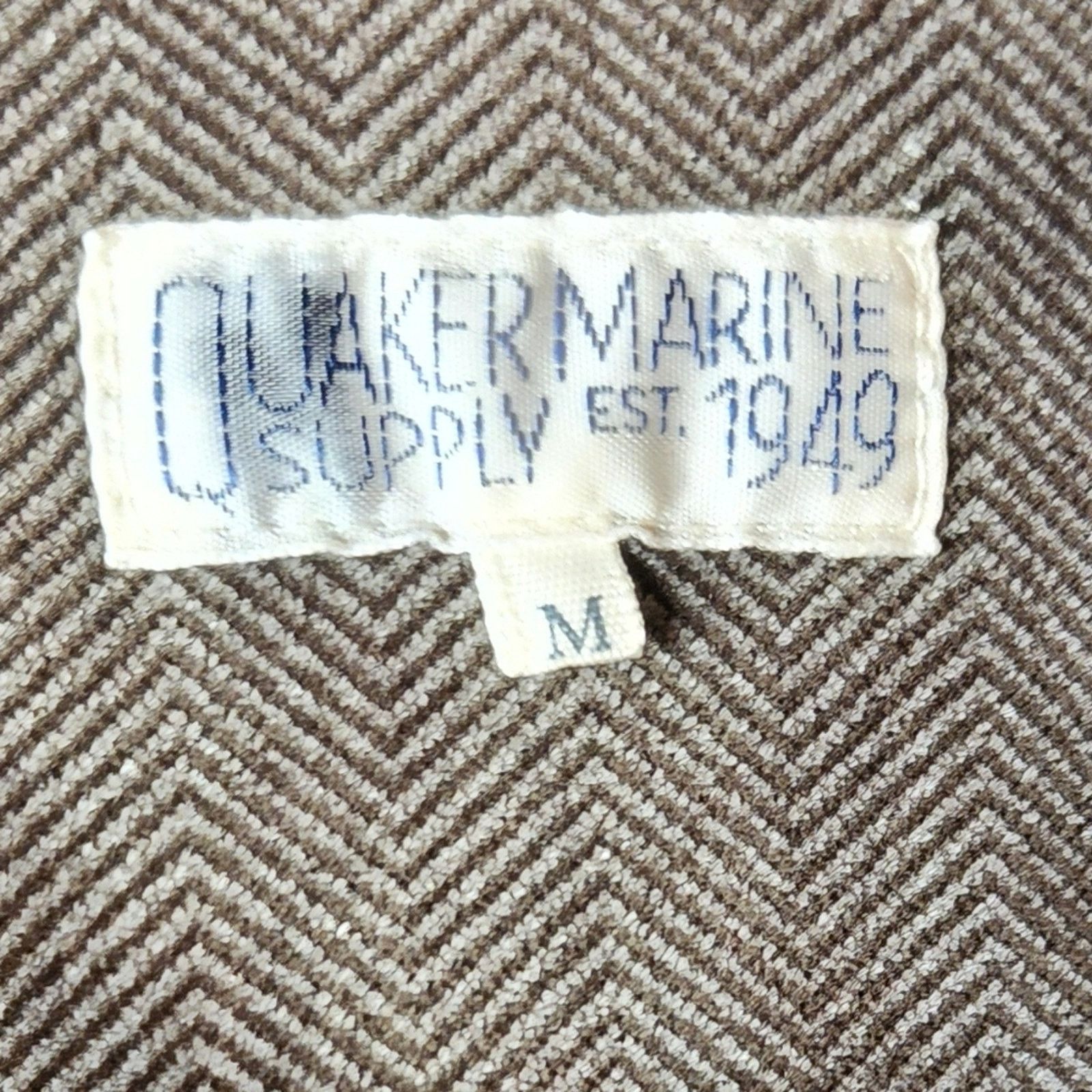 Quaker Marine Supply Quaker Marine Supply Velvet Herringbone Coveralls Size M Size 32" / US 10 / IT 46 - 8 Thumbnail