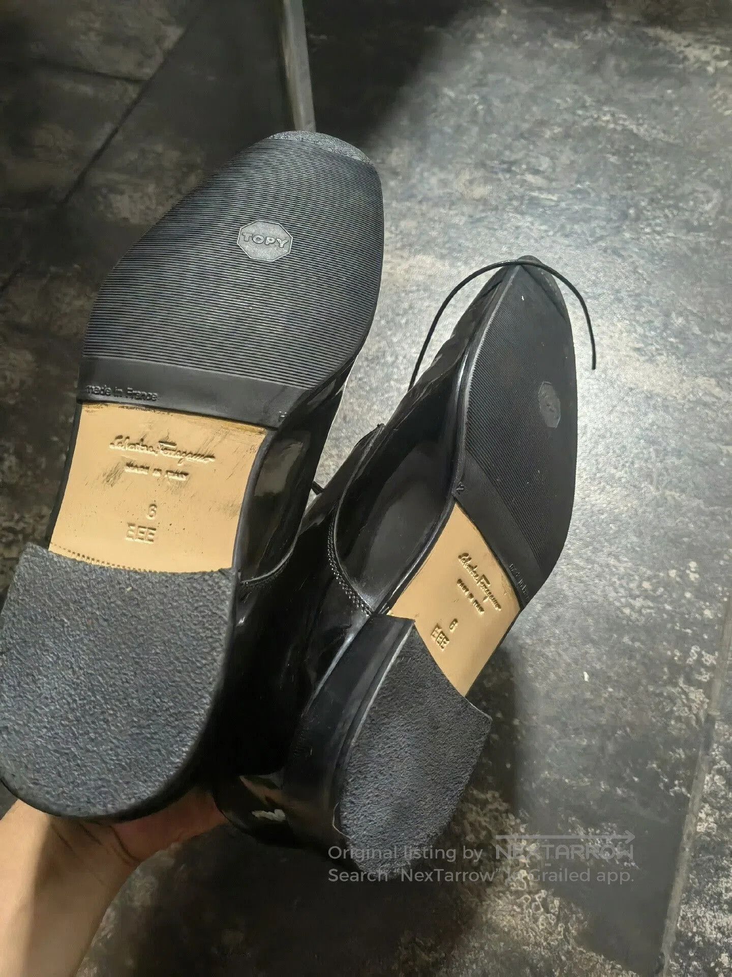 Salvatore Ferragamo Ferragamo Black Men's Dress Shoes. Size US 7.5 / EU 40-41 - 3 Thumbnail