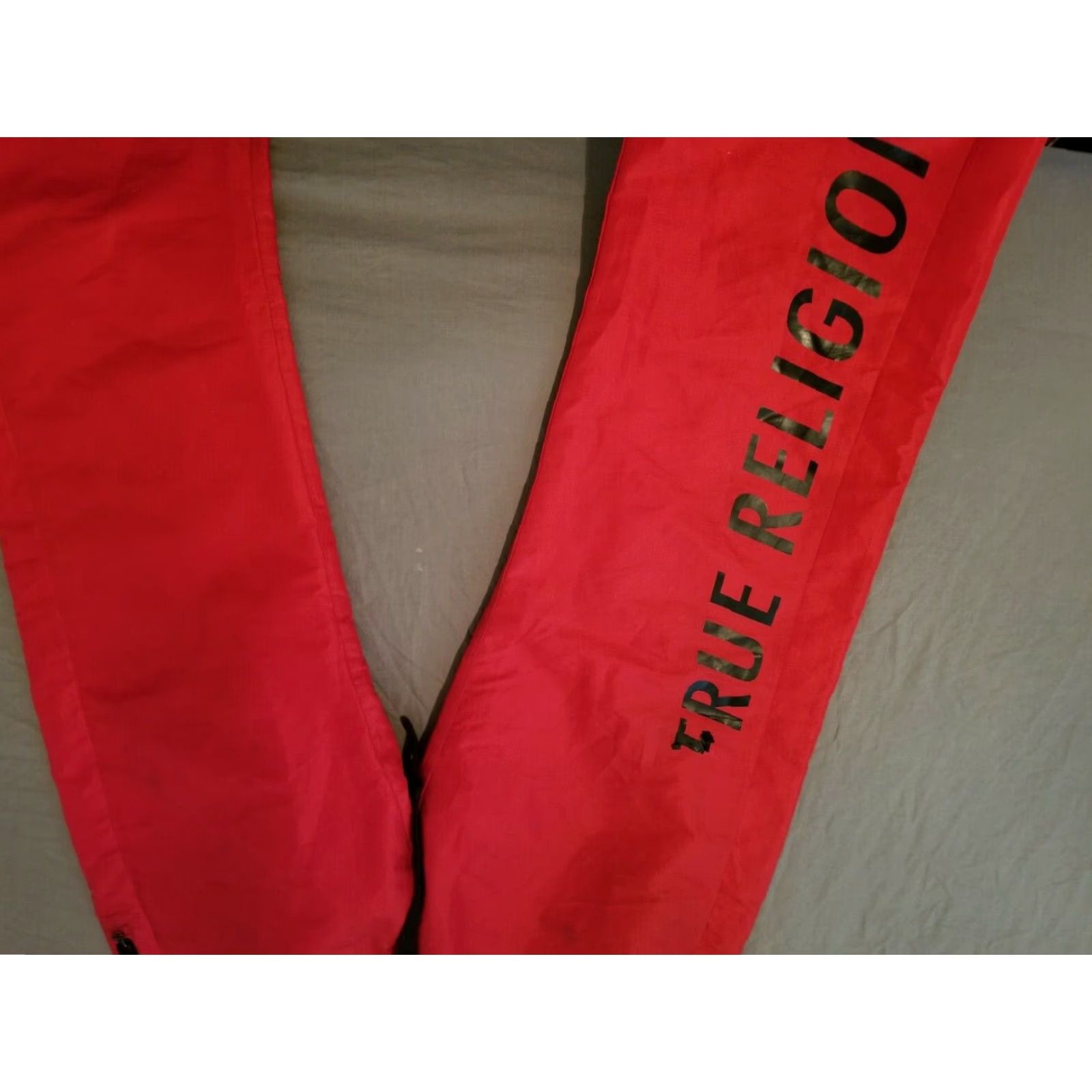 True Religion True Religion Pants Mens M Medium Red Athletic Jogger Size US 31 - 3 Thumbnail