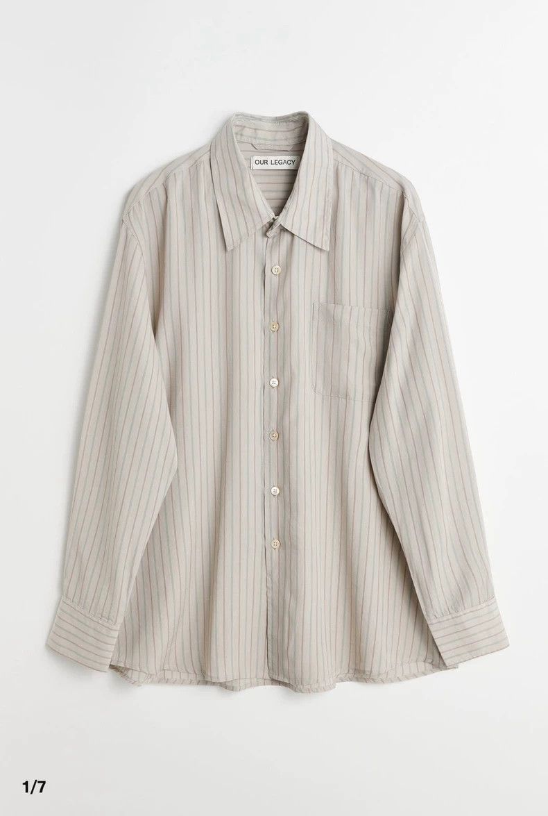 Our Legacy Our Legacy size48 Light grey shirt Size US M / EU 48-50 / 2 - 6 Thumbnail