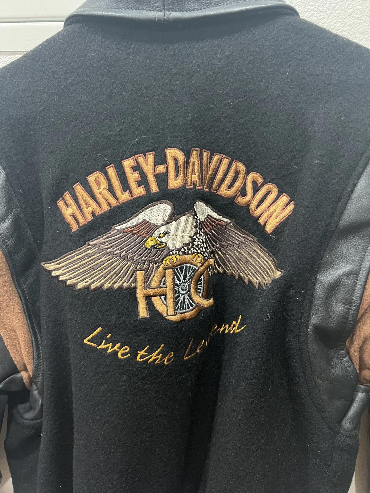 Harley Davidson 90s Harley Davidson Varsity Jacket Size US S / EU 44-46 / 1 - 5 Thumbnail