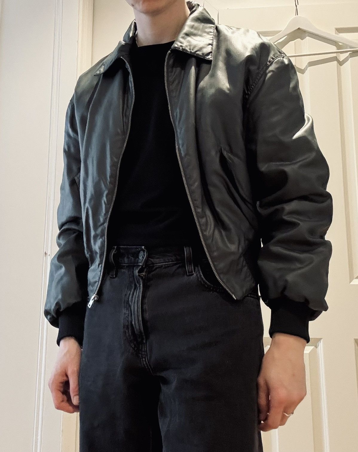 Raf Simons Raf Simons Archive Cropped Bomber early 2000 Size US M / EU 48-50 / 2 - 3 Thumbnail
