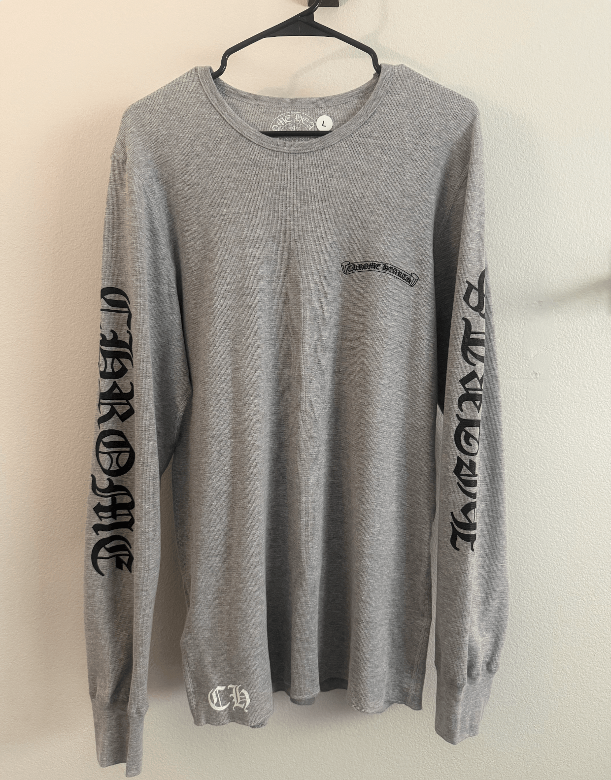 Chrome Hearts Chrome Heart Grey Long sleeve | Grailed