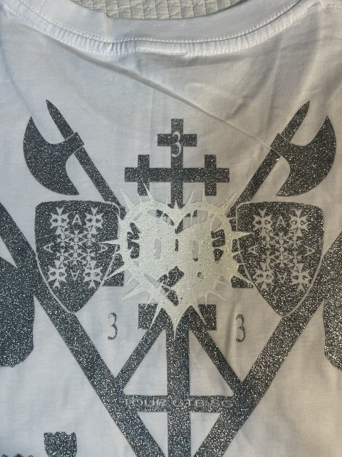 Drain Gang Bladee 2022 Tour LA Exclusive White Tee Size US XL / EU 56 / 4 - 3 Thumbnail