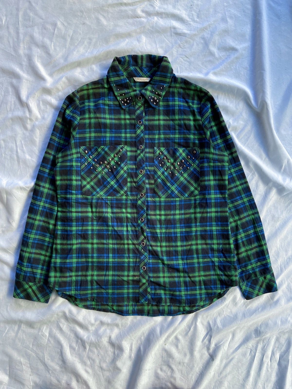 Japanese Brand OLIVIA BUTTON DOWN SHIRT PUNK STYLE Size US M / EU 48-50 / 2 - 1 Thumbnail