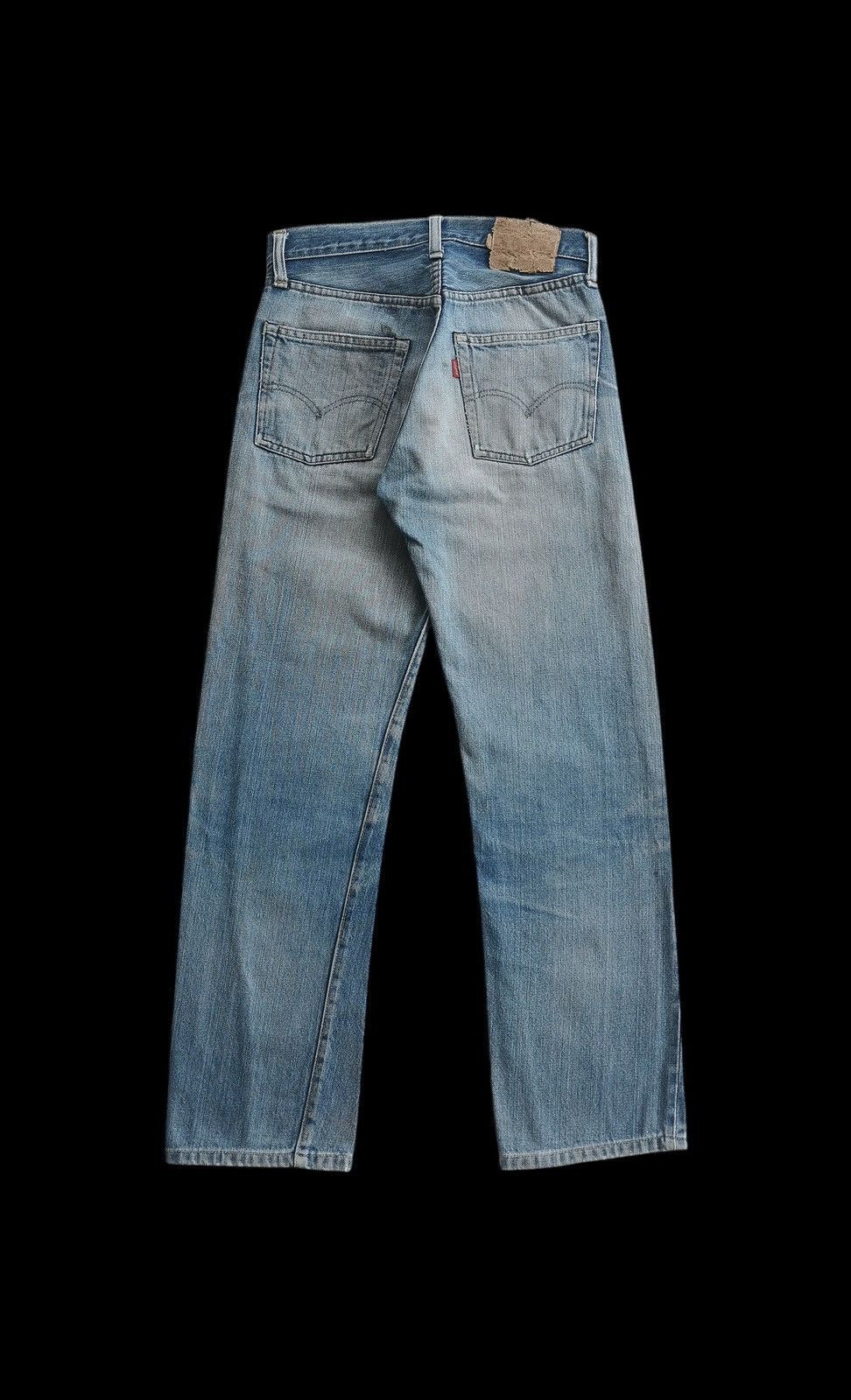 Levi's 70s - 80s Vintage Levis Button Stamp 6 Selvedge Denim Jeans Size US 27 - 4 Thumbnail