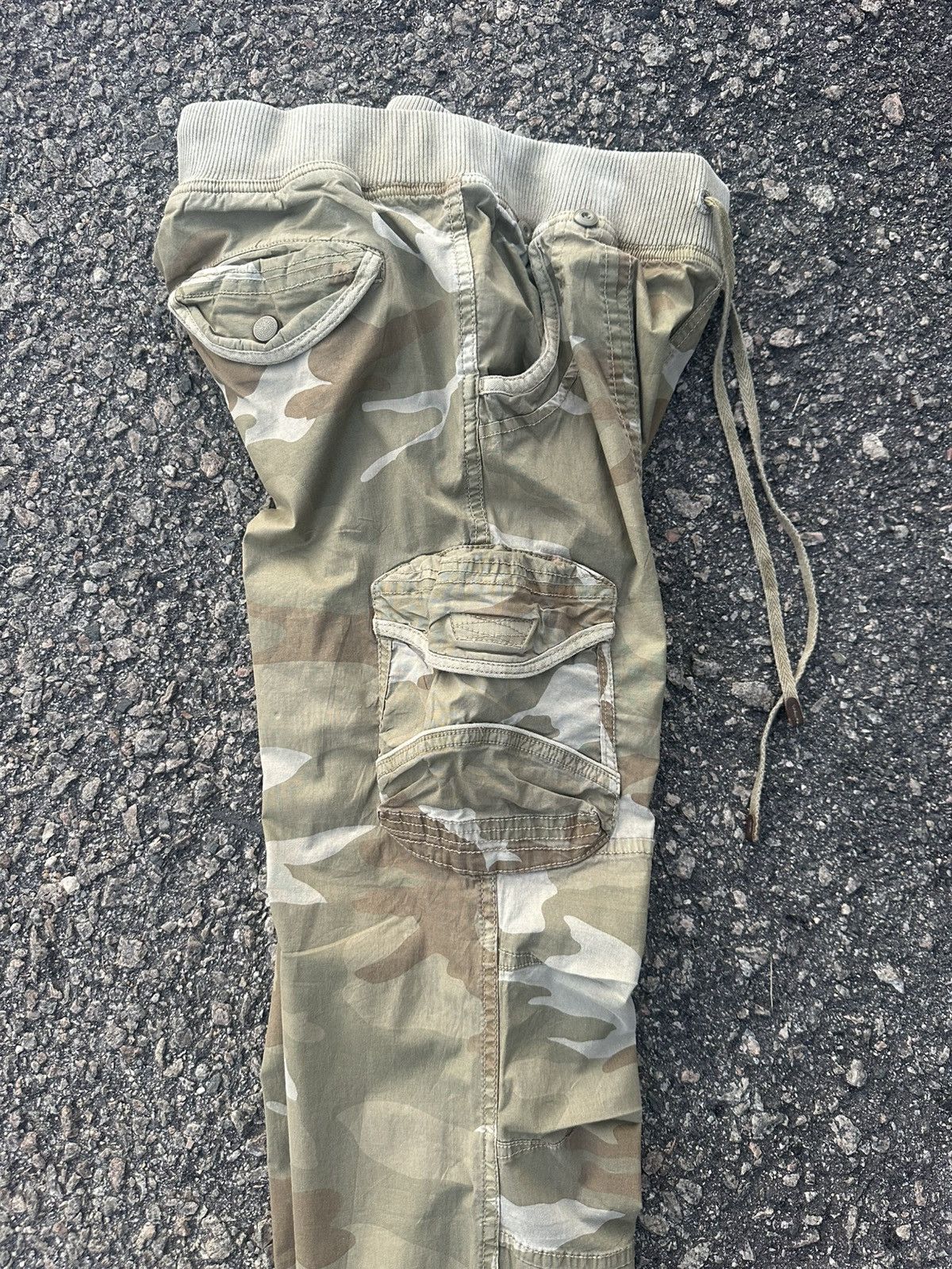 GOA G.O.A Goa Drawstring Flared Cargo Pants Size US 28 / EU 44 - 16 Thumbnail