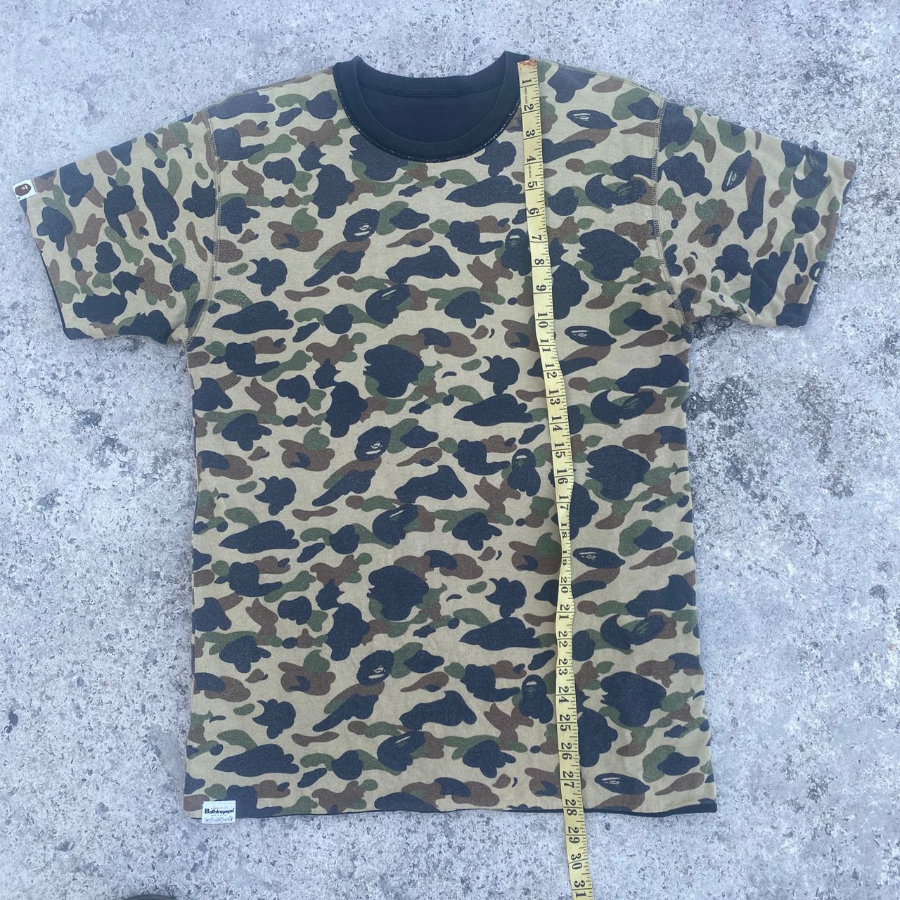 Bape Vintage Bathing Ape Camo Riversible Tshirt Size US M / EU 48-50 / 2 - 6 Thumbnail