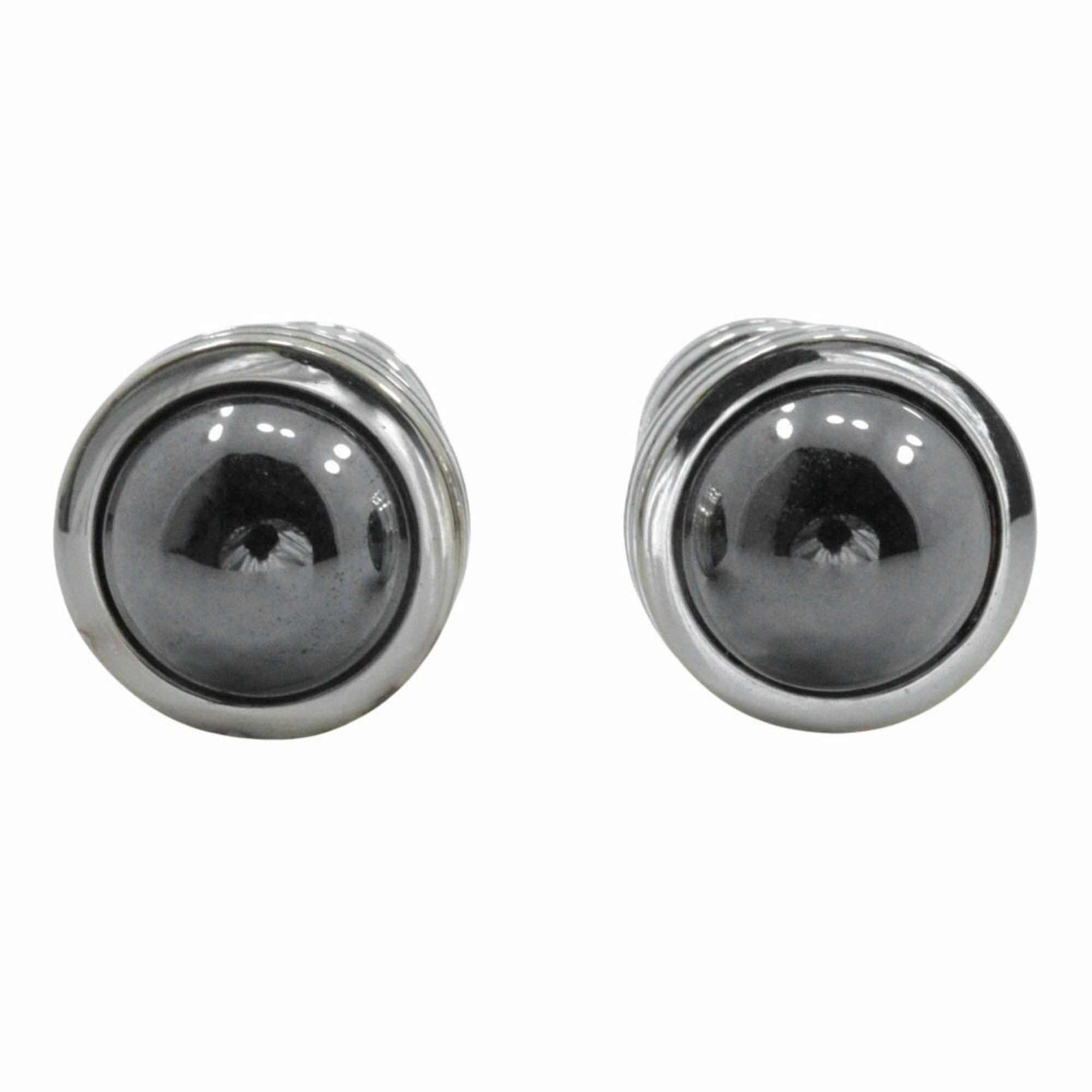 Tiffany & Co. Tiffany & Co. Paloma Picasso Cufflinks, 925 Sterling Silver with Hematite, Men's Size ONE SIZE - 1 Thumbnail