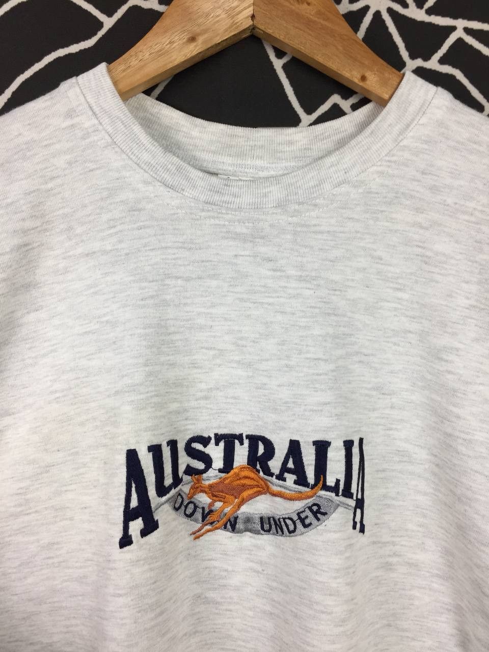 Vintage Vtg Down Under Australia Embroidered Logo Tee Size US M / EU 48-50 / 2 - 3 Thumbnail
