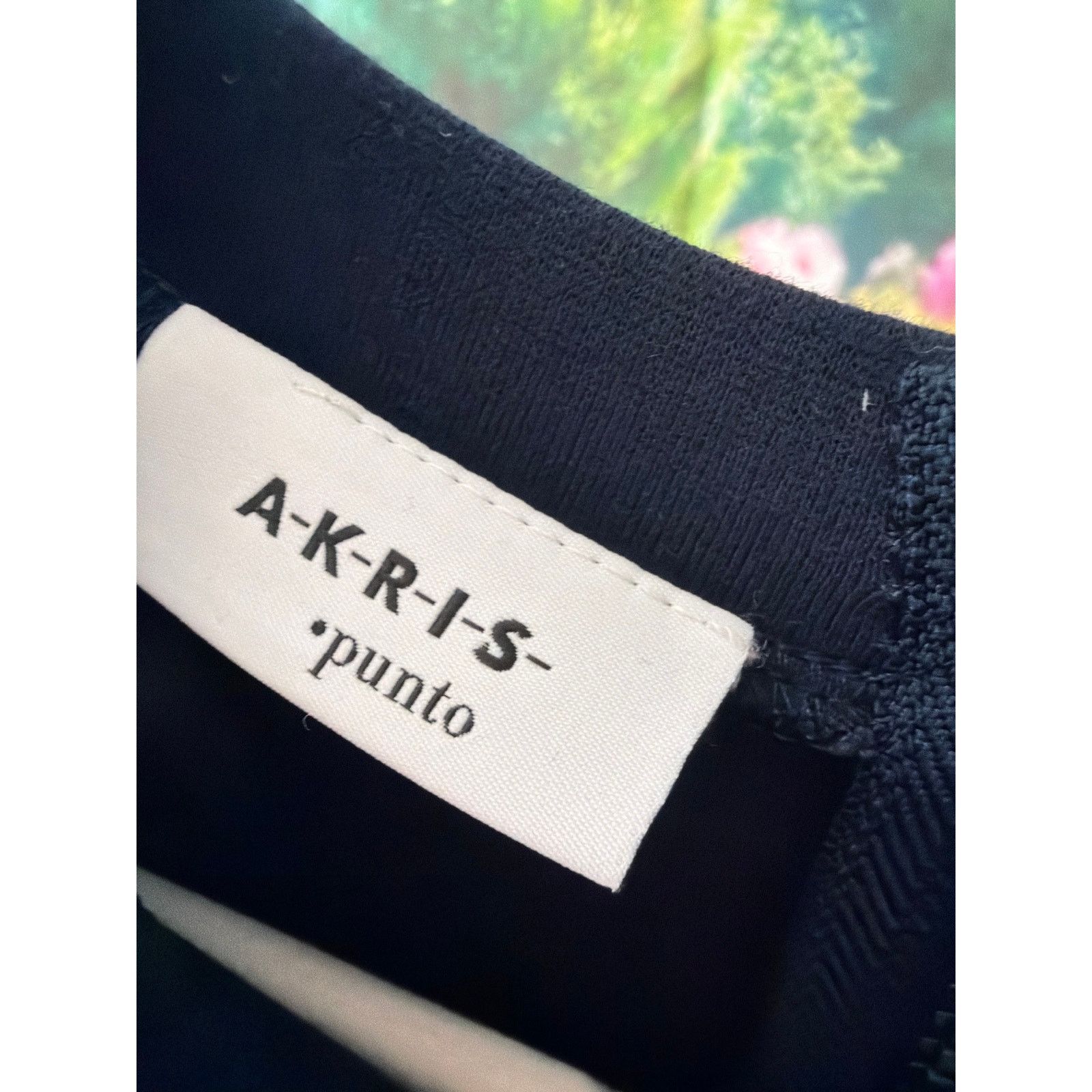 Akris 0231 Akris Punto Pixel Stud Embellished Navy Size 6 EU 40 Size M / US 6-8 / IT 42-44 - 6 Thumbnail