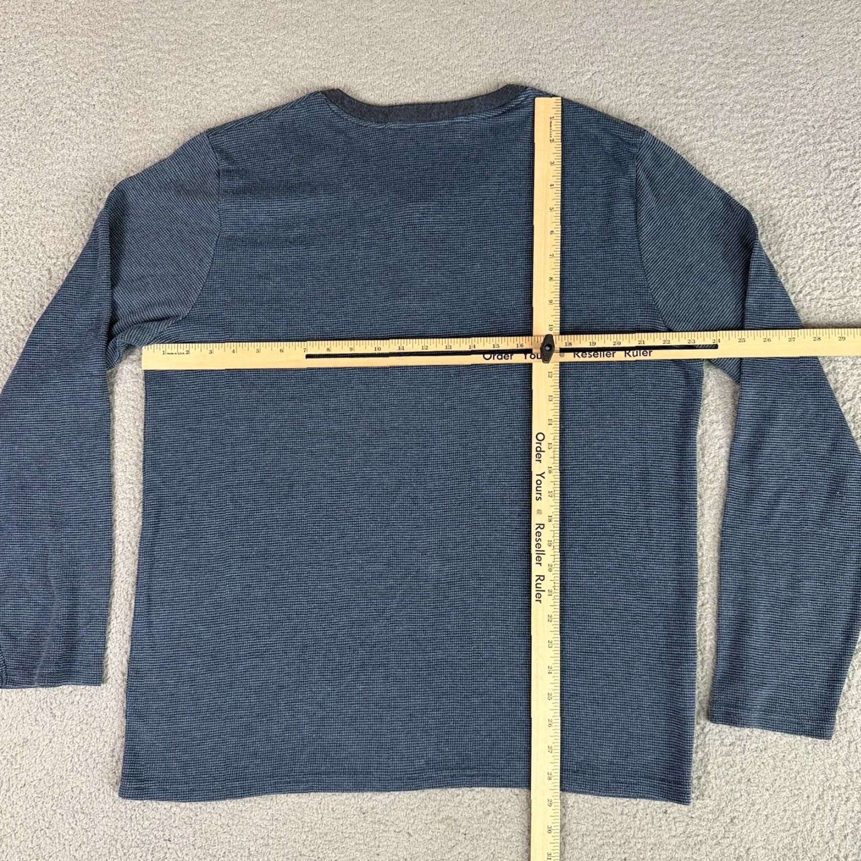 TravisMathew VINTAGE Travis Mathew Sweater Mens XL Blue Henley Fleece Pockets Outdoors Casual Button Size US XL / EU 56 / 4 - 6 Thumbnail