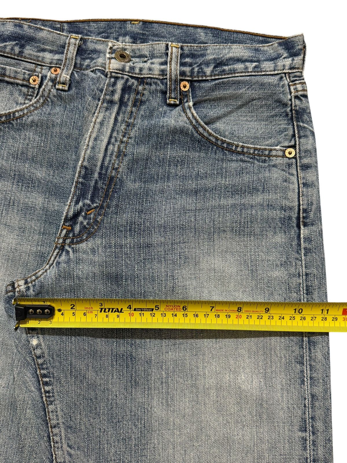 Levi's Vintage 90s Levis 503 Faded Wash Distressed Wide Leg Baggy Size US 28 / EU 44 - 13 Thumbnail