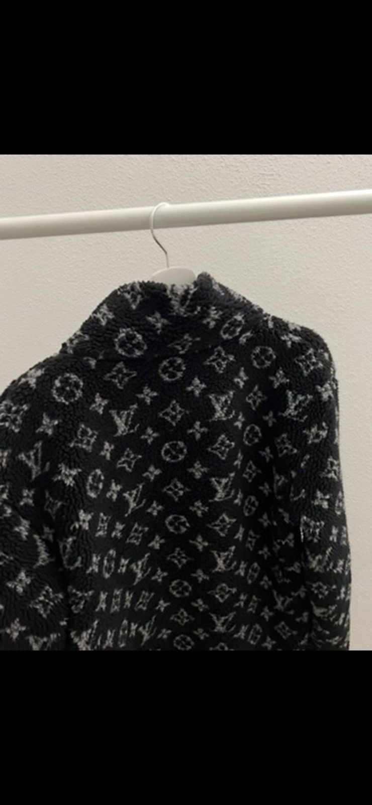 Louis Vuitton Louis Vuitton Monogram Jacquard Fleece Jacket Black White Size US S / EU 44-46 / 1 - 4 Thumbnail