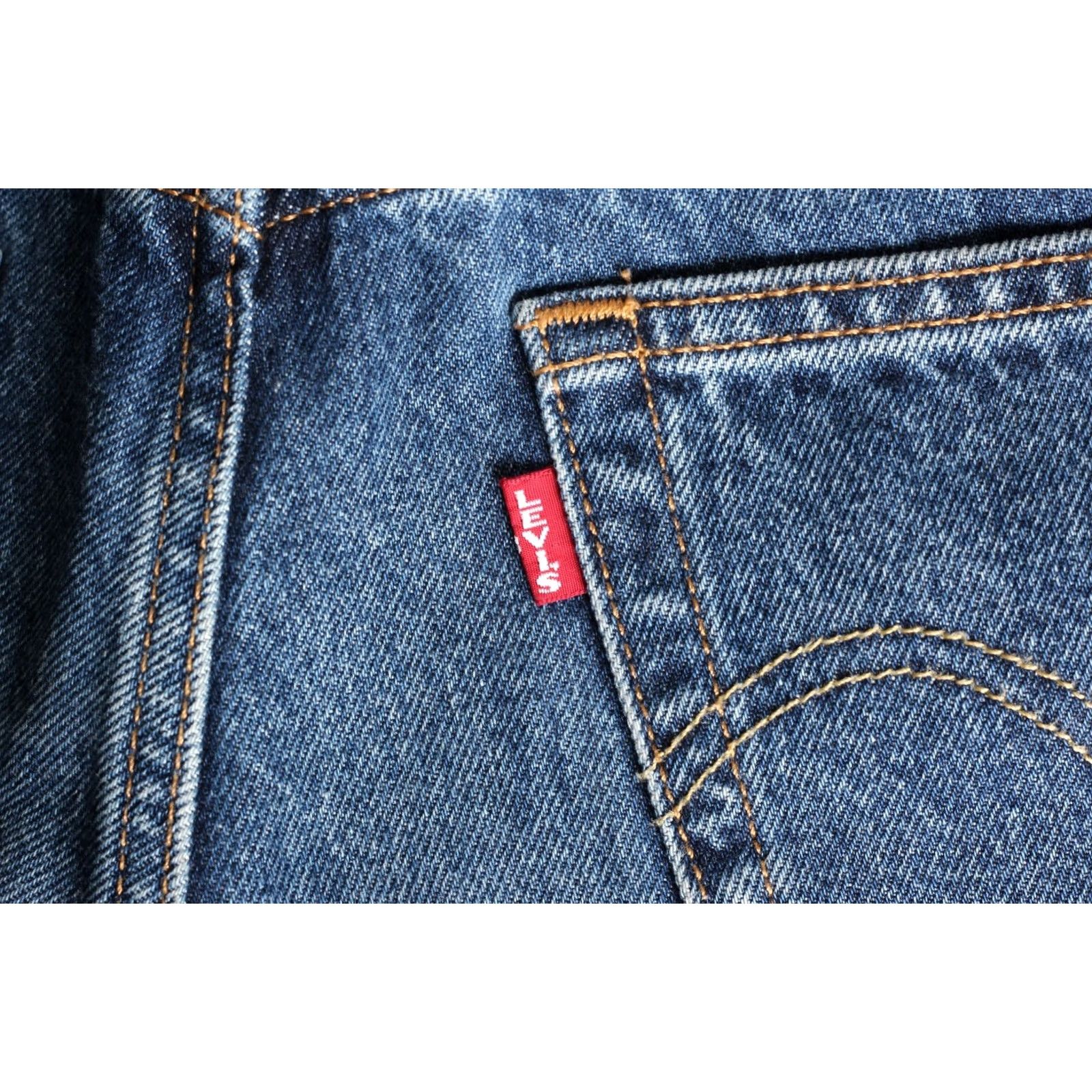 Levi's VINTAGE? No. Levi's 501 Original Cropped PREMIUM Big E Jeans Women W29 L26 DZ6348 - Levi's 501 Cropped Jeans - Women, 29/26, Blue Size 29" - 5 Thumbnail