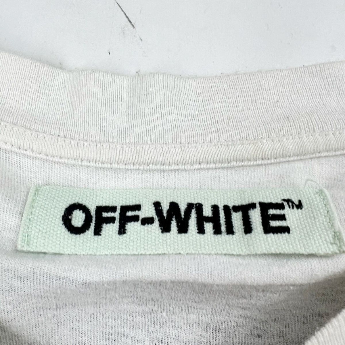 Off-White Off-White Yellow Caravaggio White T Shirt Size US XL / EU 56 / 4 - 7 Thumbnail
