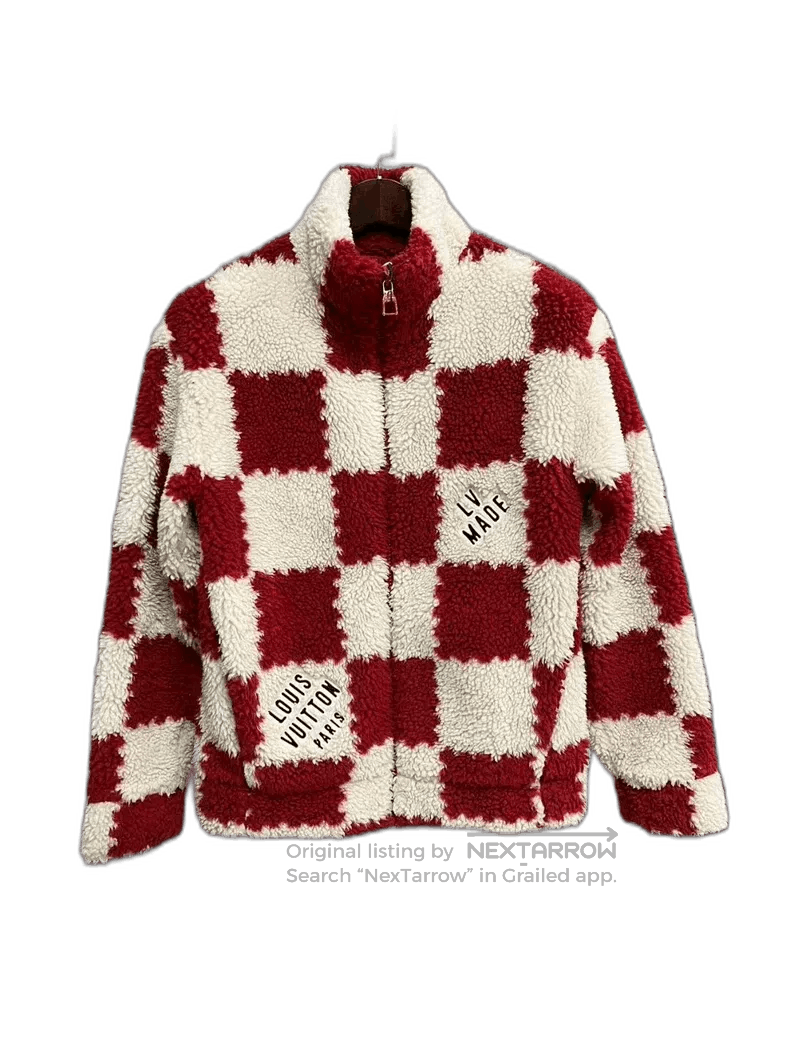 Louis Vuitton Louis Vuitton Red and White Check Jacket. Size US M / EU 48-50 / 2 - 1 Thumbnail