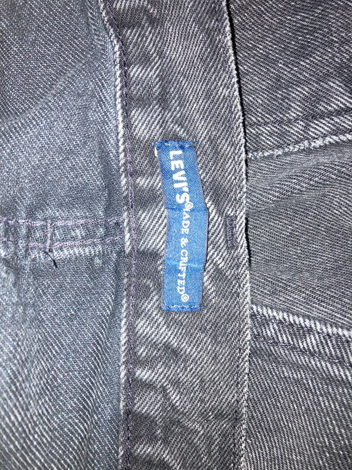 Levi's Levis Made & Crafted 501 Black Stonewash jeans Size US 32 / EU 48 - 4 Thumbnail
