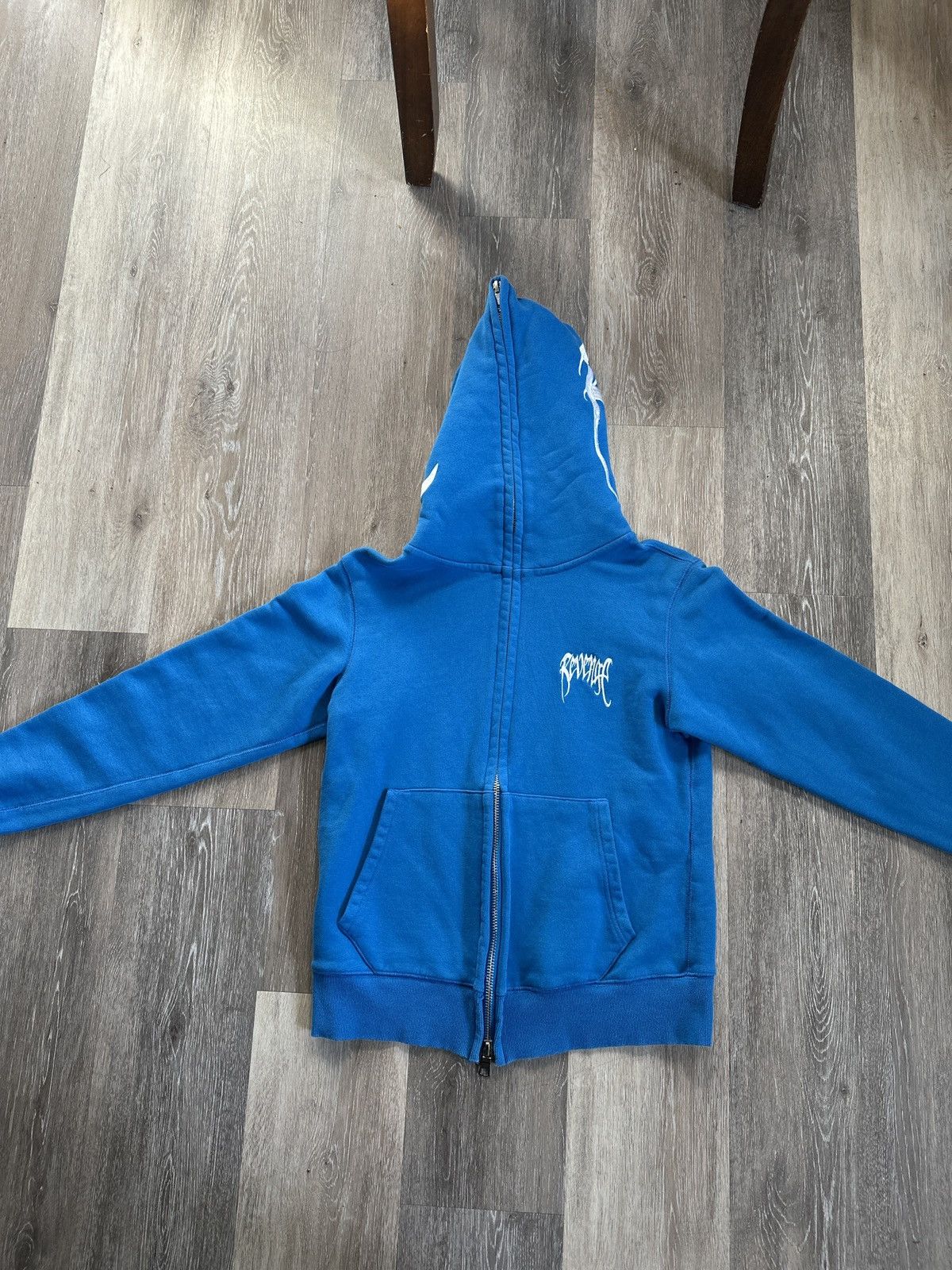 Revenge Revenge Cerulean Blue Embroidered Full Zip Up Size US S / EU 44-46 / 1 - 1 Thumbnail