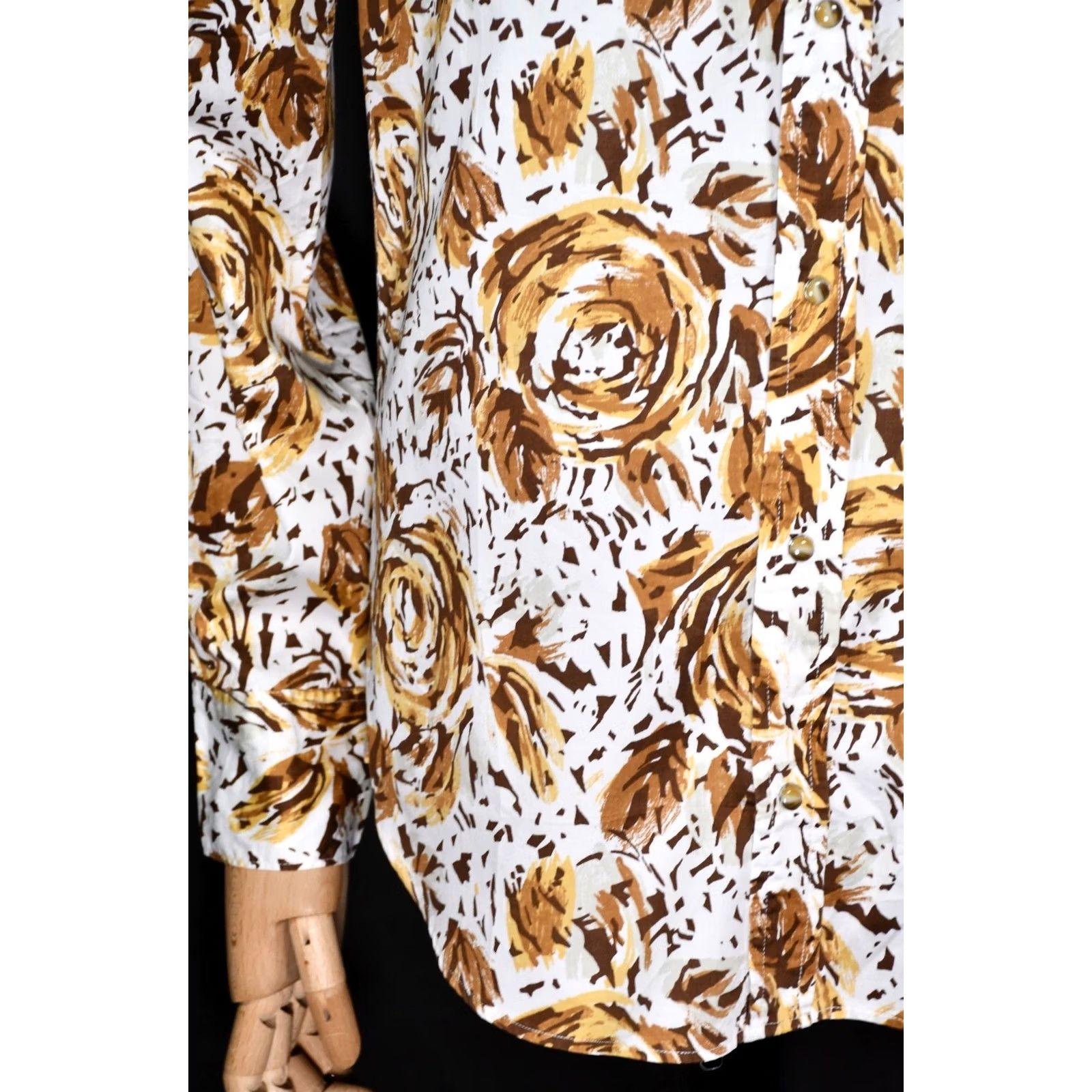 Levi's Levi's LVC Western Shirt Printed Flower M Adult Medium Multicolor Casual Long Sleeve Snap Front Button-Up Size US M / EU 48-50 / 2 - 4 Thumbnail