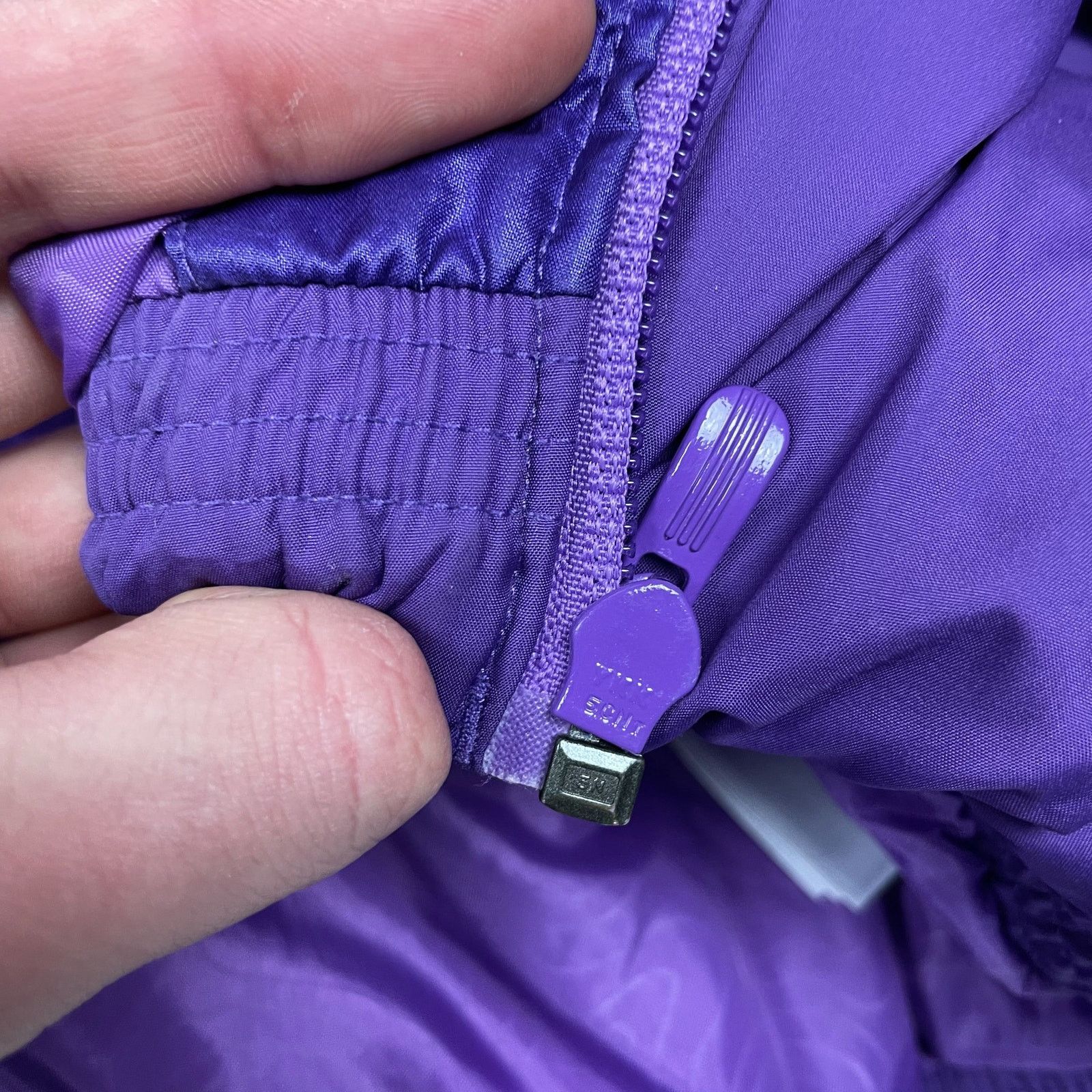 Adidas × Vintage Adidas Purple Long Sleeve Full Zip Puffer Jacket Medium Size M / US 6-8 / IT 42-44 - 8 Thumbnail
