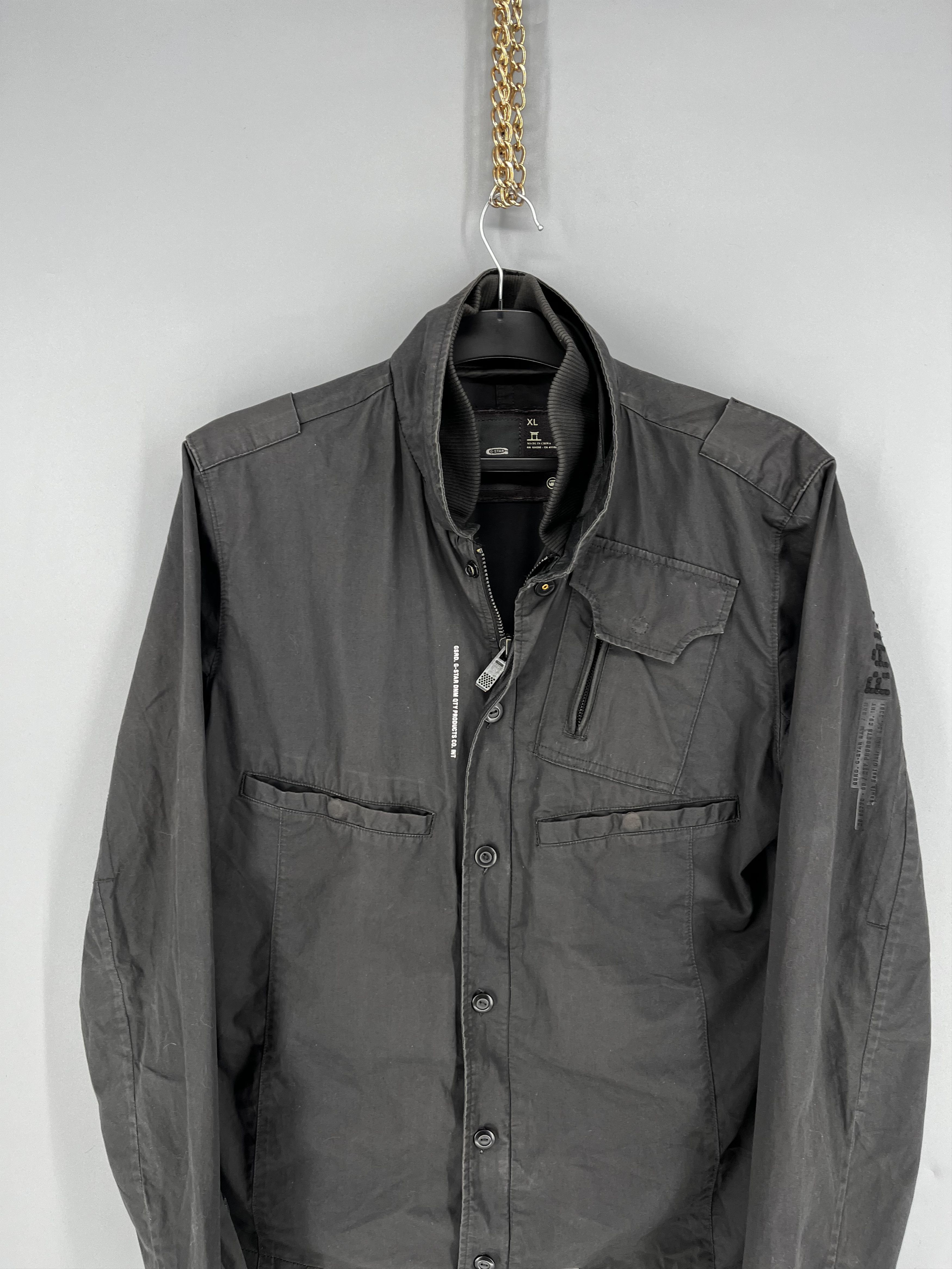 G-Star Vintage G-Star Raw Y2K cargo military zip jacket size L XL Size US XL / EU 56 / 4 - 6 Thumbnail