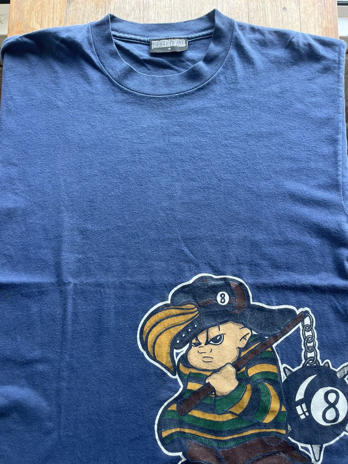 Vintage Vintage BREAK DOWN Skateboard Brand 90’s Tshirt Size US M / EU 48-50 / 2 - 4 Thumbnail