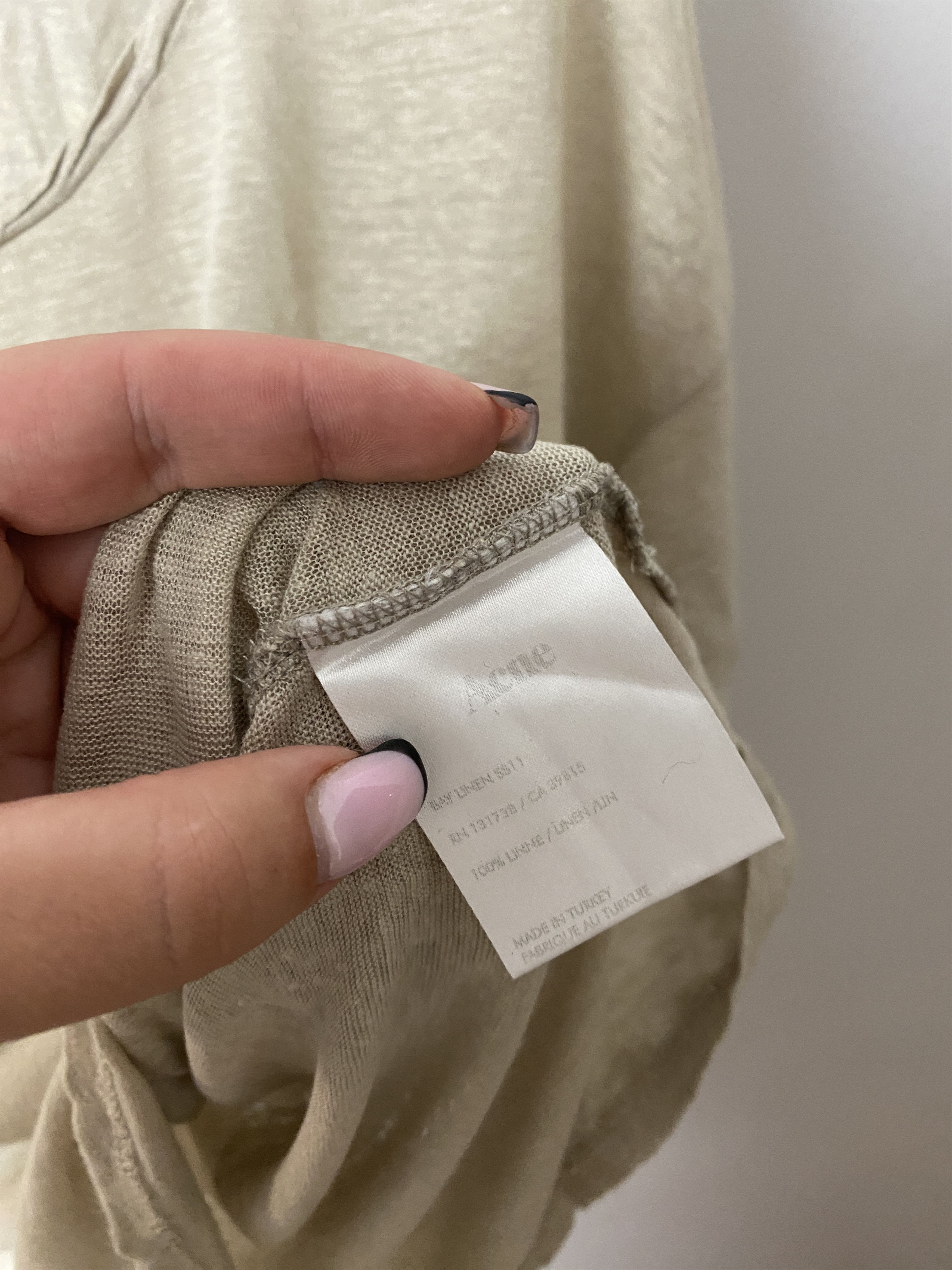 Acne Studios Acne Bay Linen SS11 t-shirt tee Size XS / US 0-2 / IT 36-38 - 4 Thumbnail