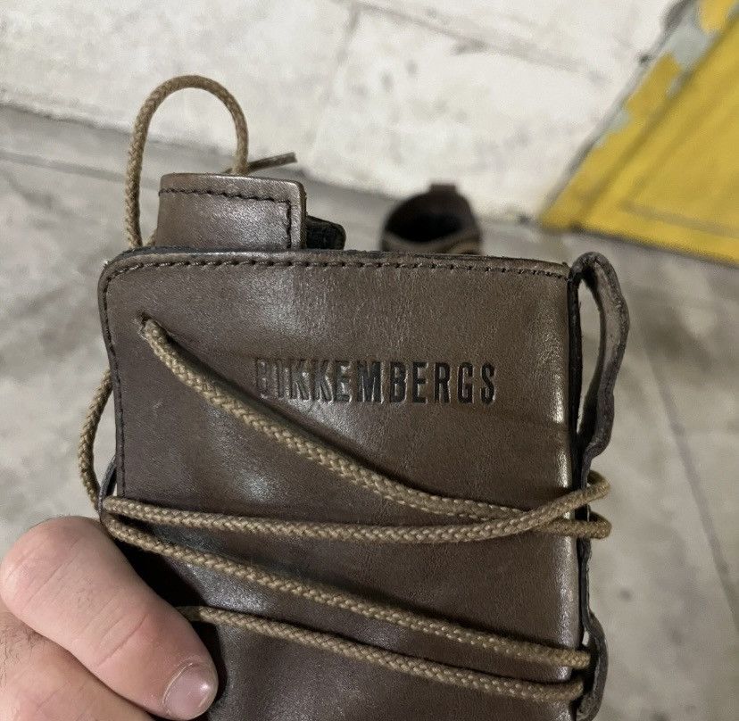 Dirk Bikkembergs Dirk Bikkimbergs B-laced Brown leather combat boots Size US 6 / EU 39 - 7 Thumbnail
