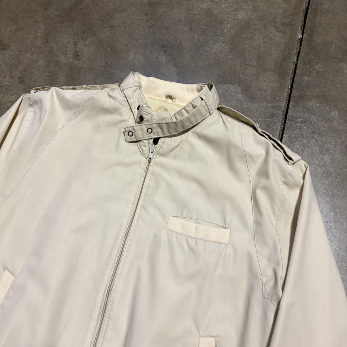 Vintage Vintage 80s Cafe Racer Bomber Jacket Lightweight Zip Up Size US M / EU 48-50 / 2 - 8 Thumbnail