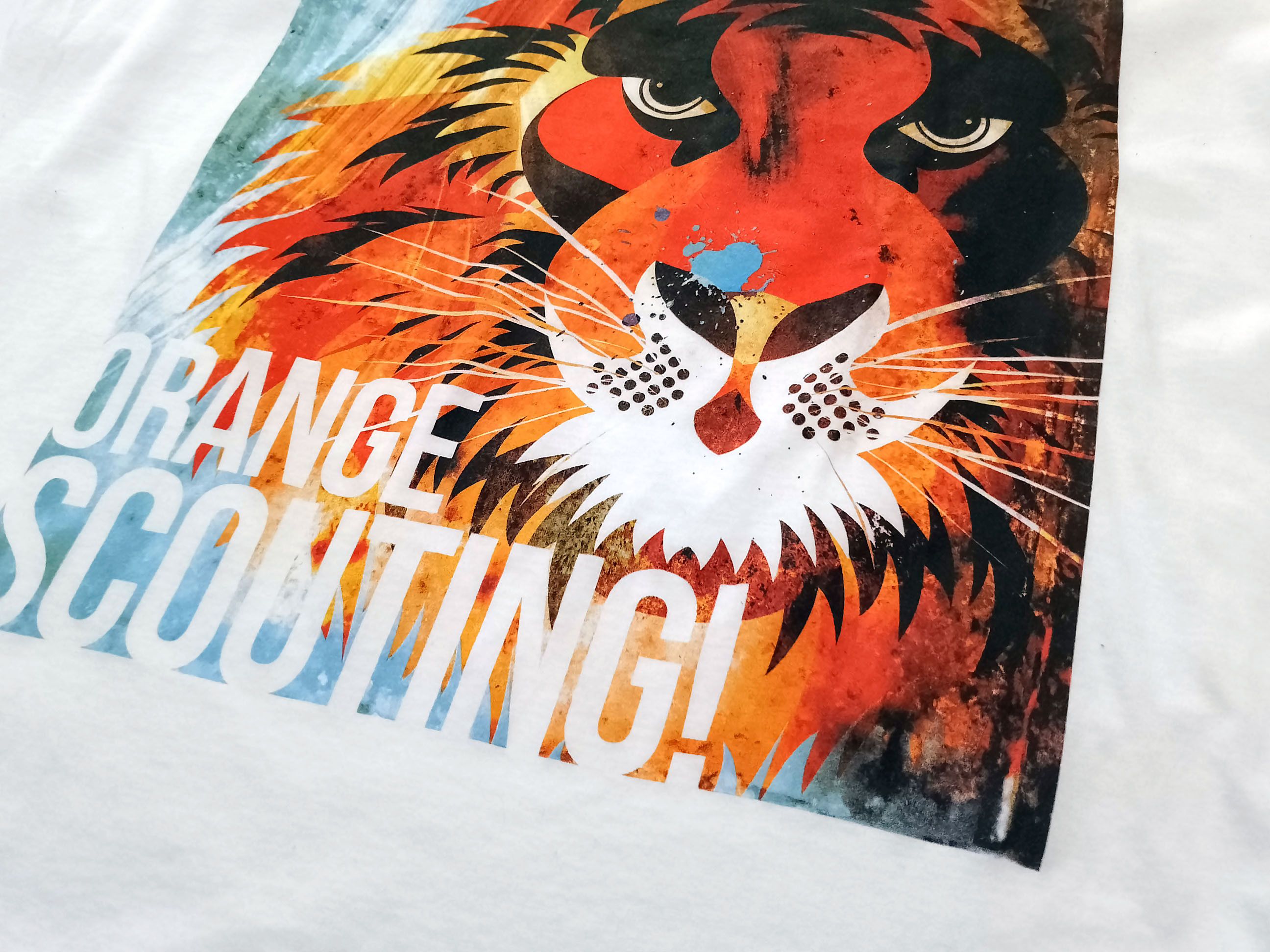 Dsquared2 Dsquared2 White Tiger Print T-Shirt Size L, Italy Size US L / EU 52-54 / 3 - 2 Thumbnail