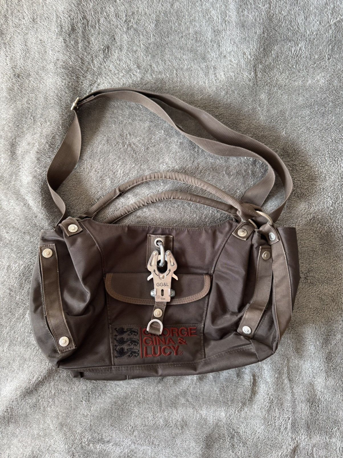 Avant Garde x George Gina Lucy Ggl George Gina & Lucy Vintage Shoulder Belt Bag Avantgarde in Brown
