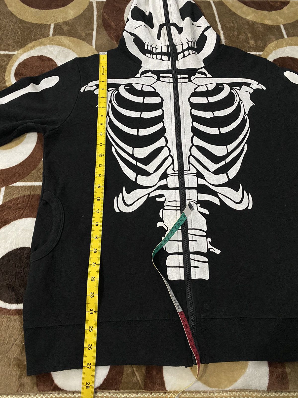 Hysteric Glamour × If Six Was Nine × Japanese Brand Y2k Skeleton ifsixwasnine zip up ninja hoodie Size US L / EU 52-54 / 3 - 9 Thumbnail