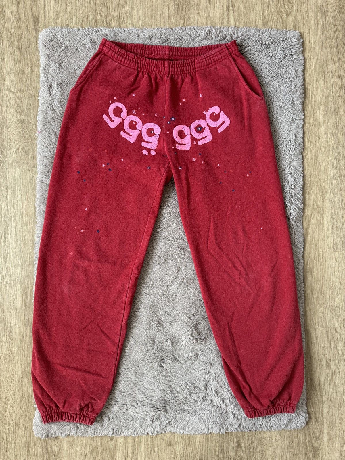 Sp5der Sp5der 555 Sweatpants "Red" Size US 34 / EU 50 - 1 Thumbnail