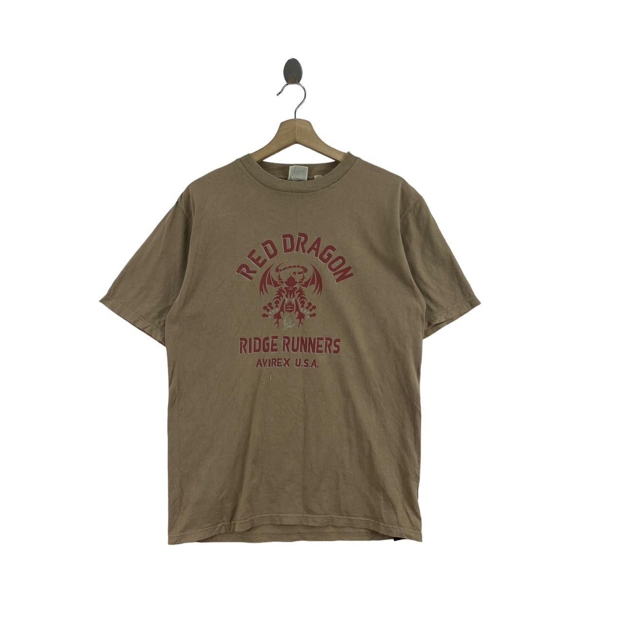 Avirex Vintage AVIREX USA Red Dragon Ridge Runner Tee Shirt Size US M / EU 48-50 / 2 - 1 Thumbnail