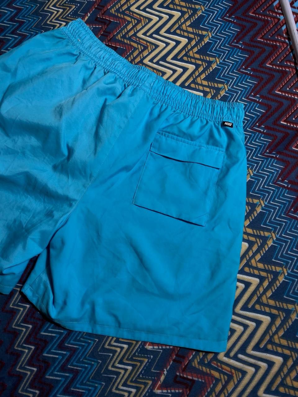 Nike × Vintage Vintage Y2K Nike Nylon Swoosh Shorts Sportwear Size US 34 / EU 50 - 18 Thumbnail
