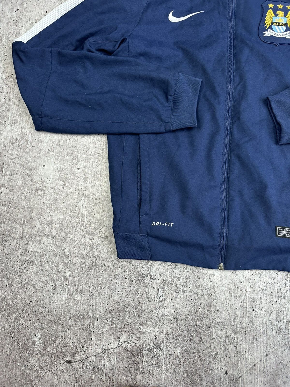 Nike 2014/15 Nike Manchester City Vintage Training Track Jacket Size US S / EU 44-46 / 1 - 5 Thumbnail