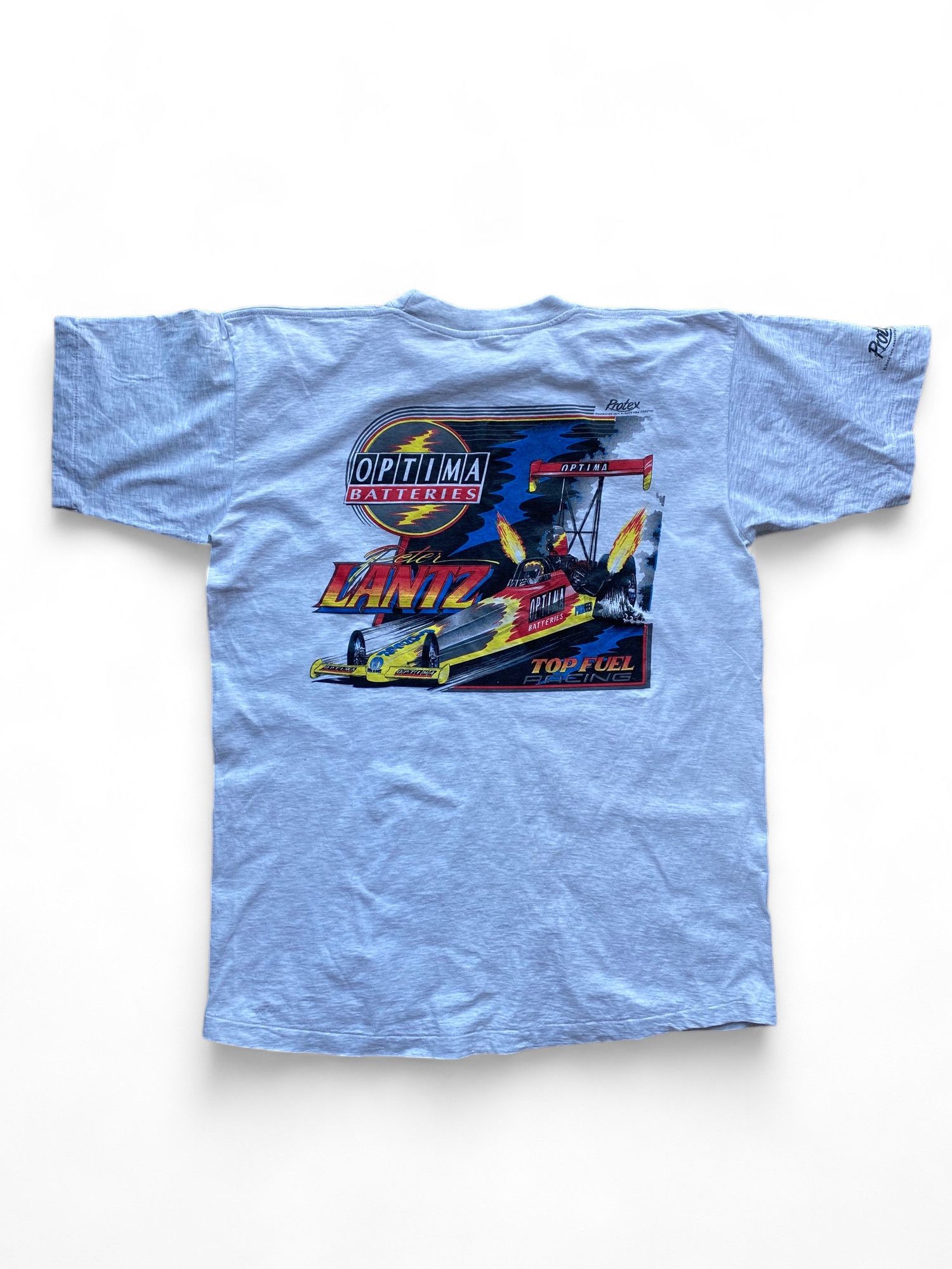 Vintage Vintage 90s Racing F1 Top Fuel Formula 1 Single Stitch Tee Size US XL / EU 56 / 4 - 1 Thumbnail