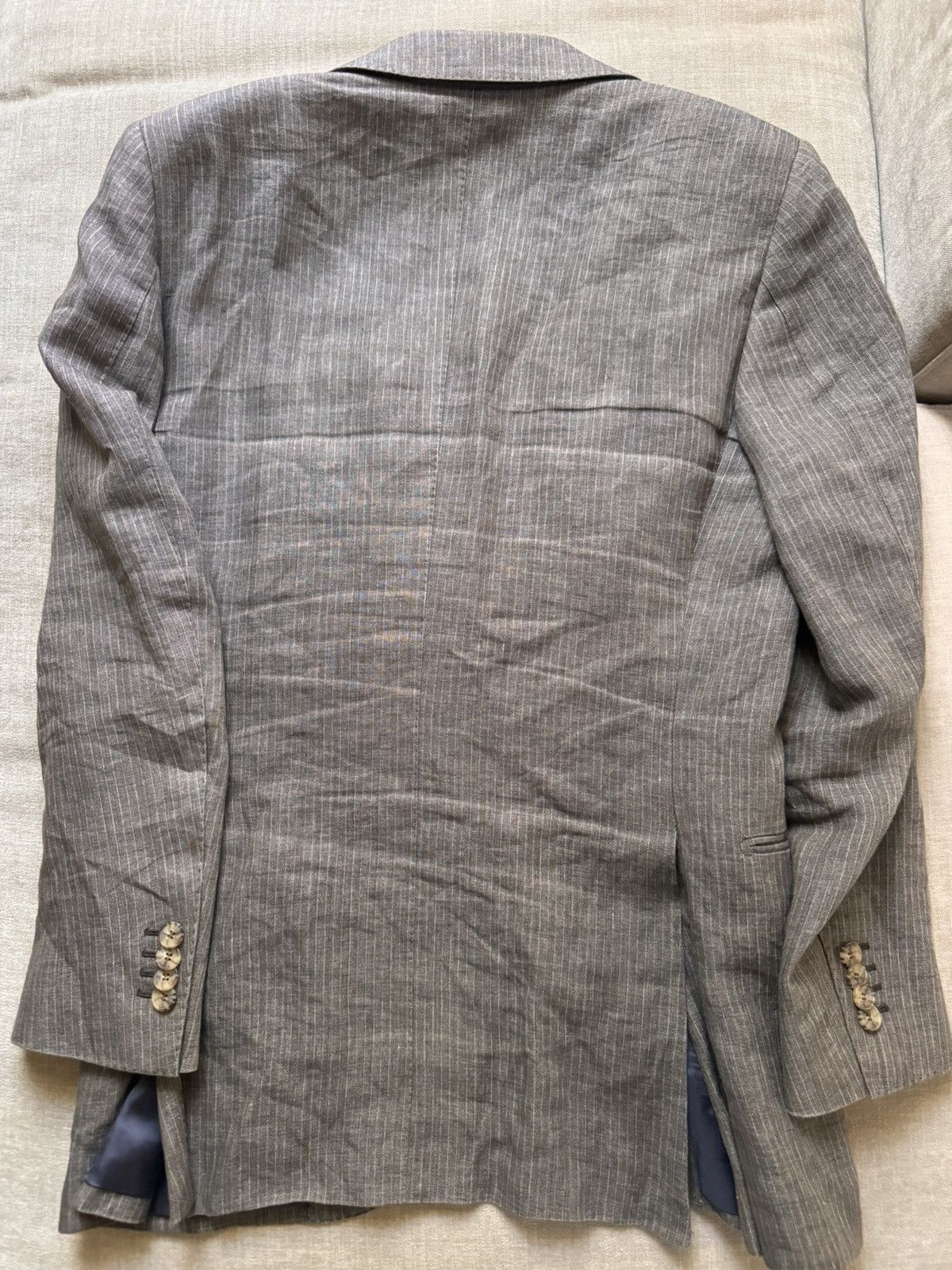 Suitsupply SUITSUPPLY Pure Woven in Italy Linen Jacket Size 36R - 10 Thumbnail