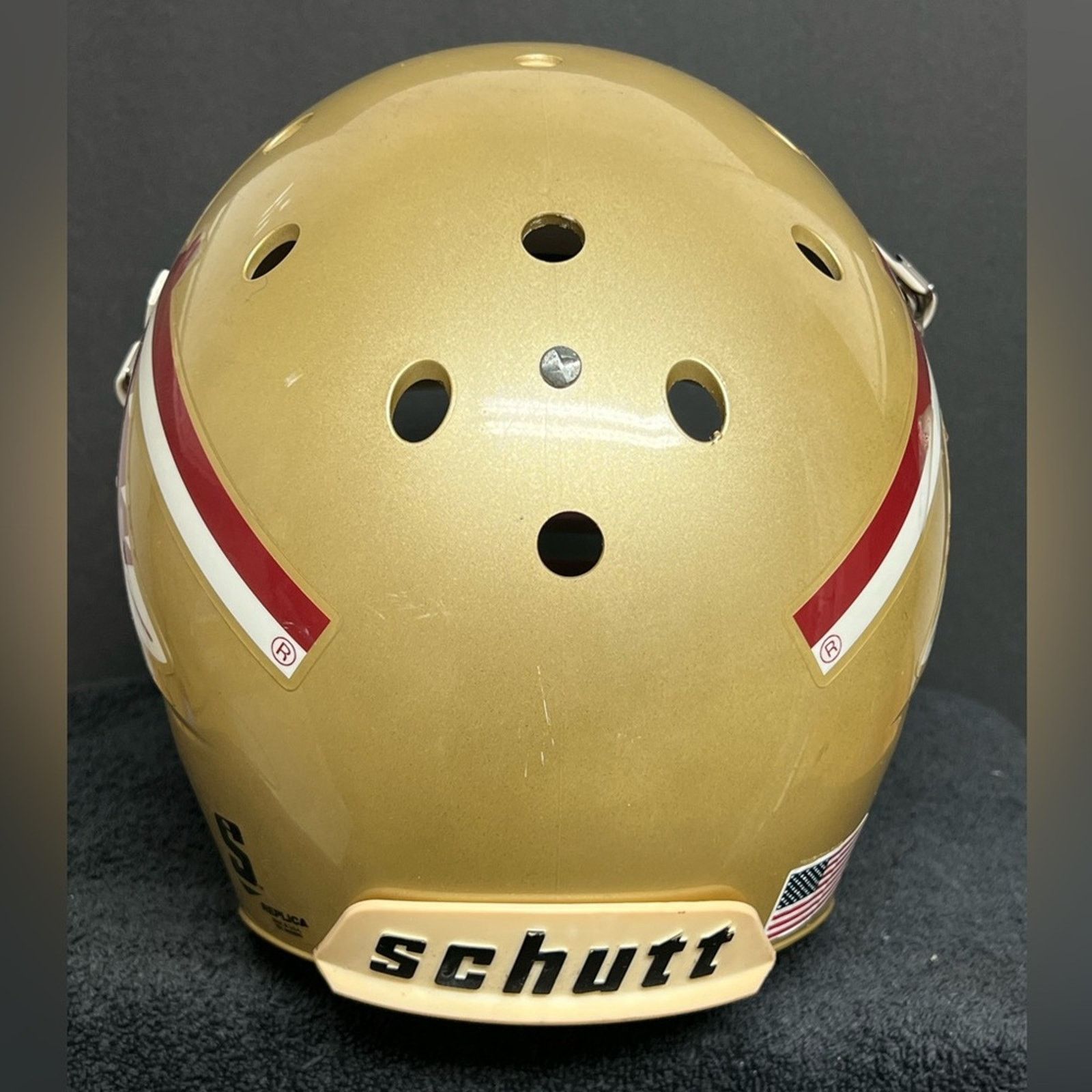 SCHUTZ VTG FSU FLORIDA STATE SEMINOLES GAMEDAY Replica Helmet Size ONE SIZE - 5 Thumbnail