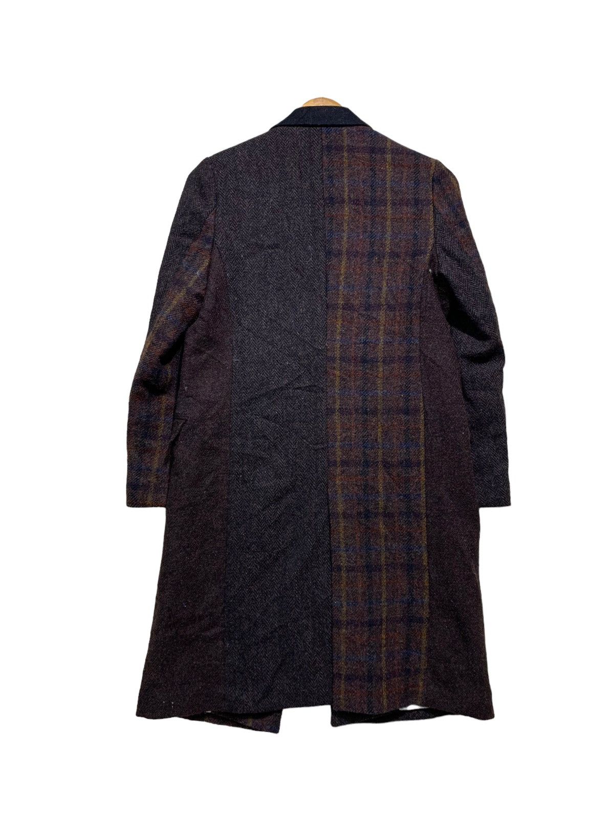Beauty Beast × Harris Tweed 🔥HARRIS TWEED X BEAUTY YOUTH SPLIT WOOL OVERCOATS Size M / US 6-8 / IT 42-44 - 5 Thumbnail