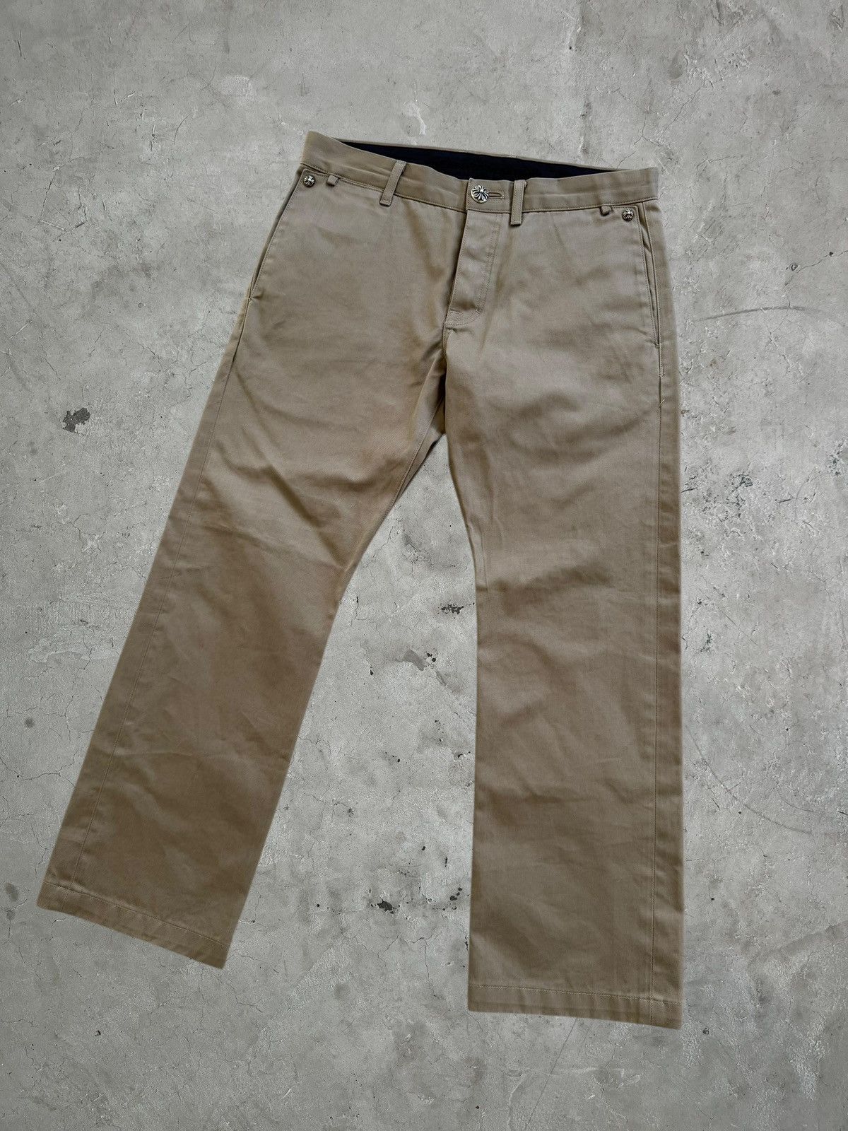 Chrome Hearts Chrome Hearts Khaki Chino Pants Size US 34 / EU 50 - 3 Thumbnail