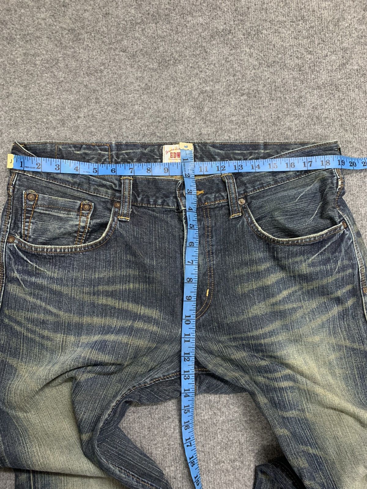 Edwin Distressed Edwin XV vintage rusty denim. Size US 38 / EU 54 - 11 Thumbnail