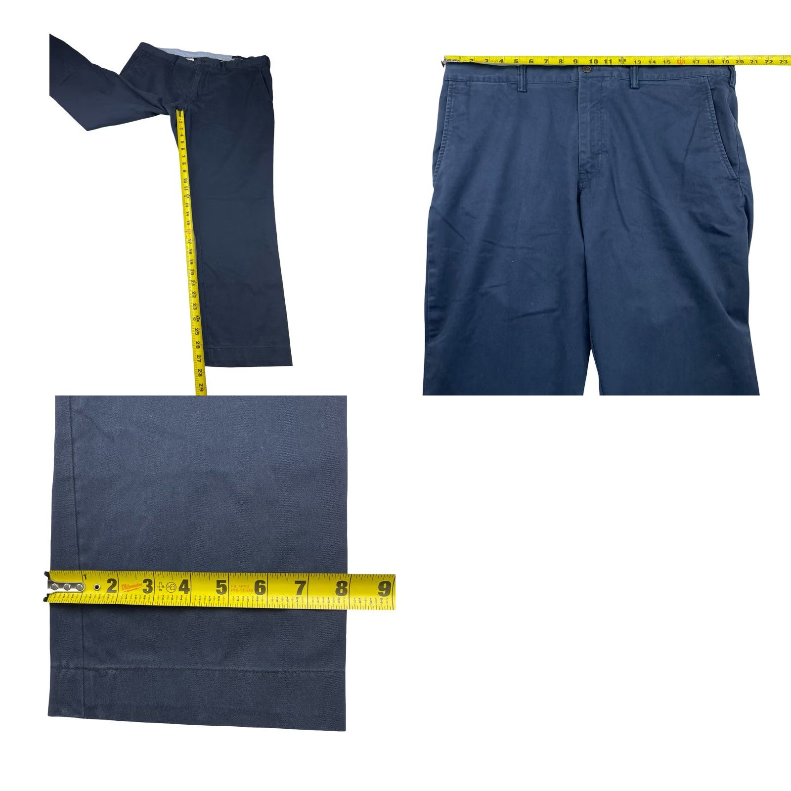 Polo Ralph Lauren Polo Ralph Lauren Men's Slim Stretch Chino Pants Navy 40x30 Size US L / EU 52-54 / 3 - 8 Thumbnail