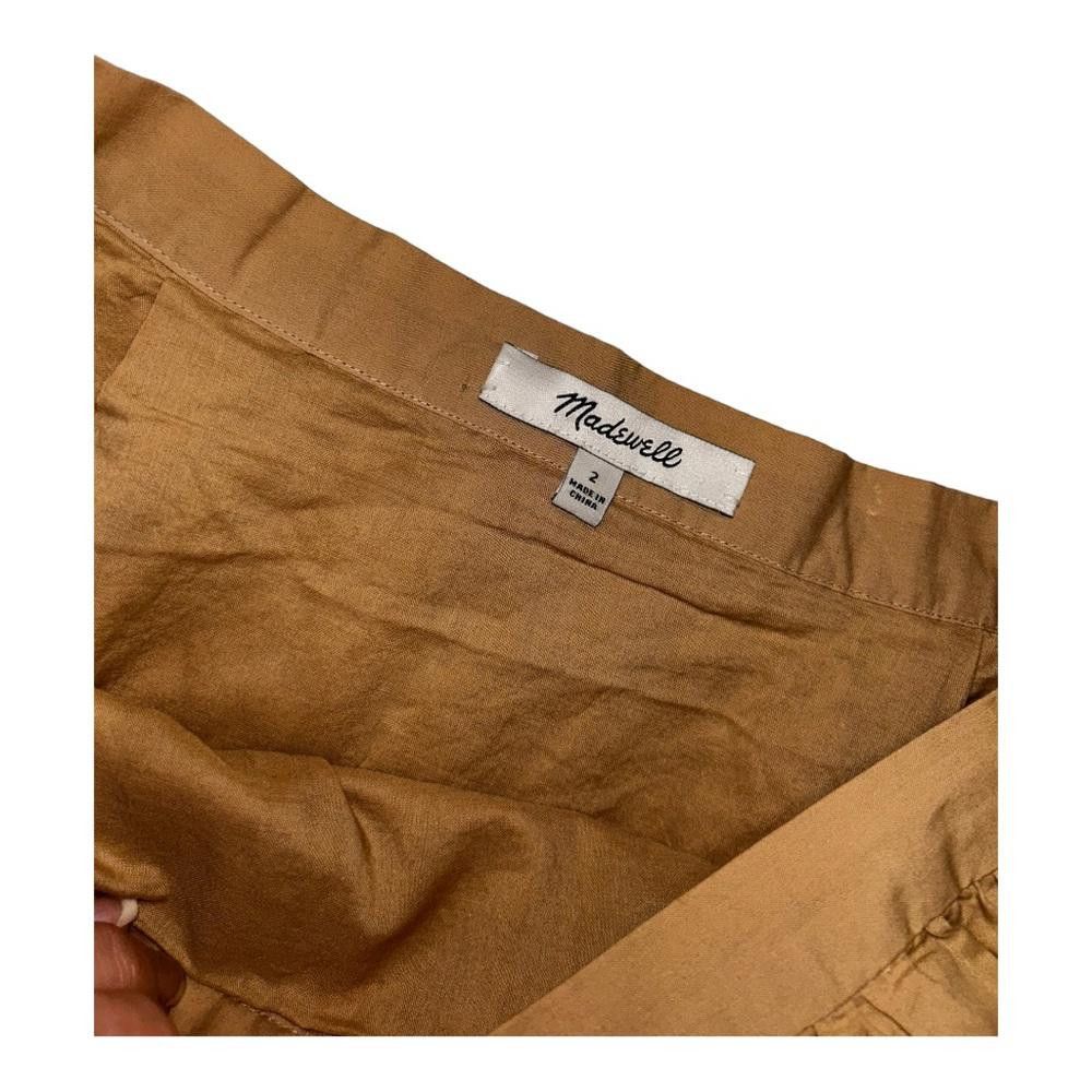 Madewell Madewell l Khaki Ruffle-Hem Skirt Size 2 Size 26" / US 2 / IT 38 - 5 Thumbnail